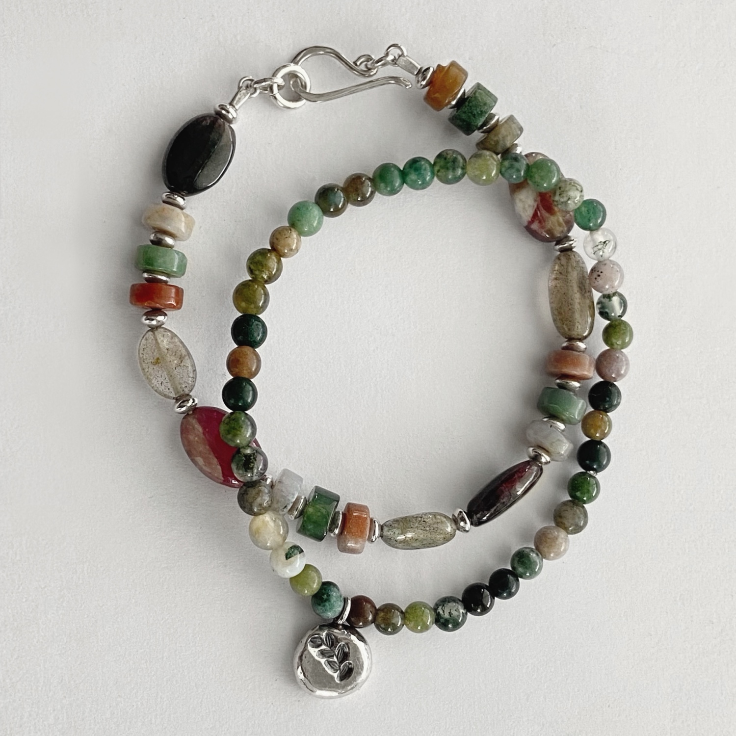 Fossil Fern Jasper Bracelet