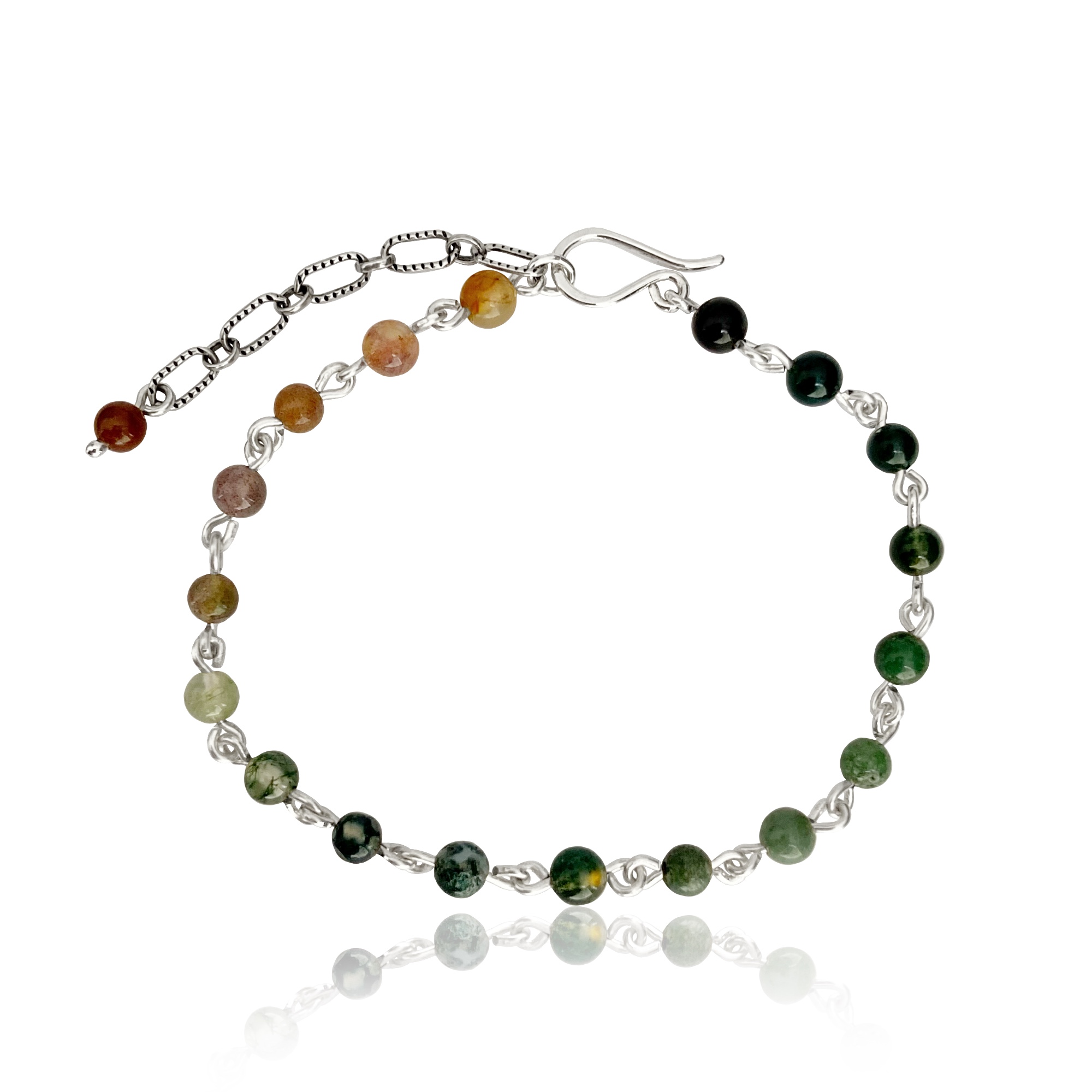 Jasper Linked Bracelet