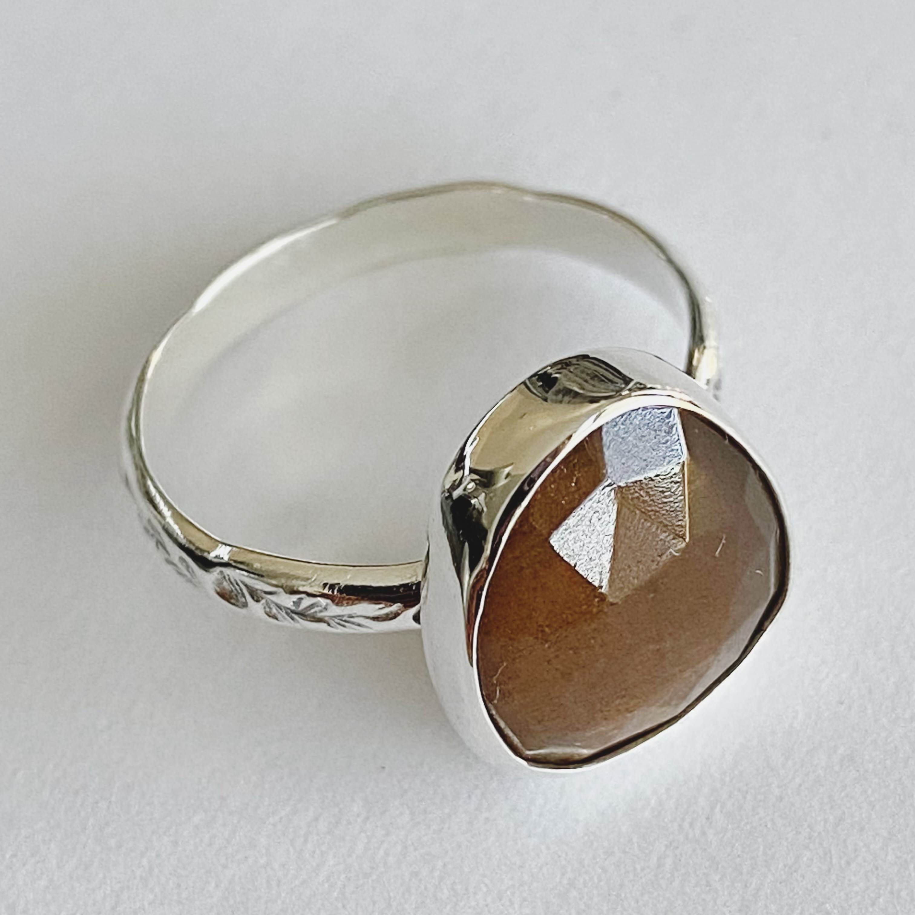 Size 8.5 Sunstone Ring
