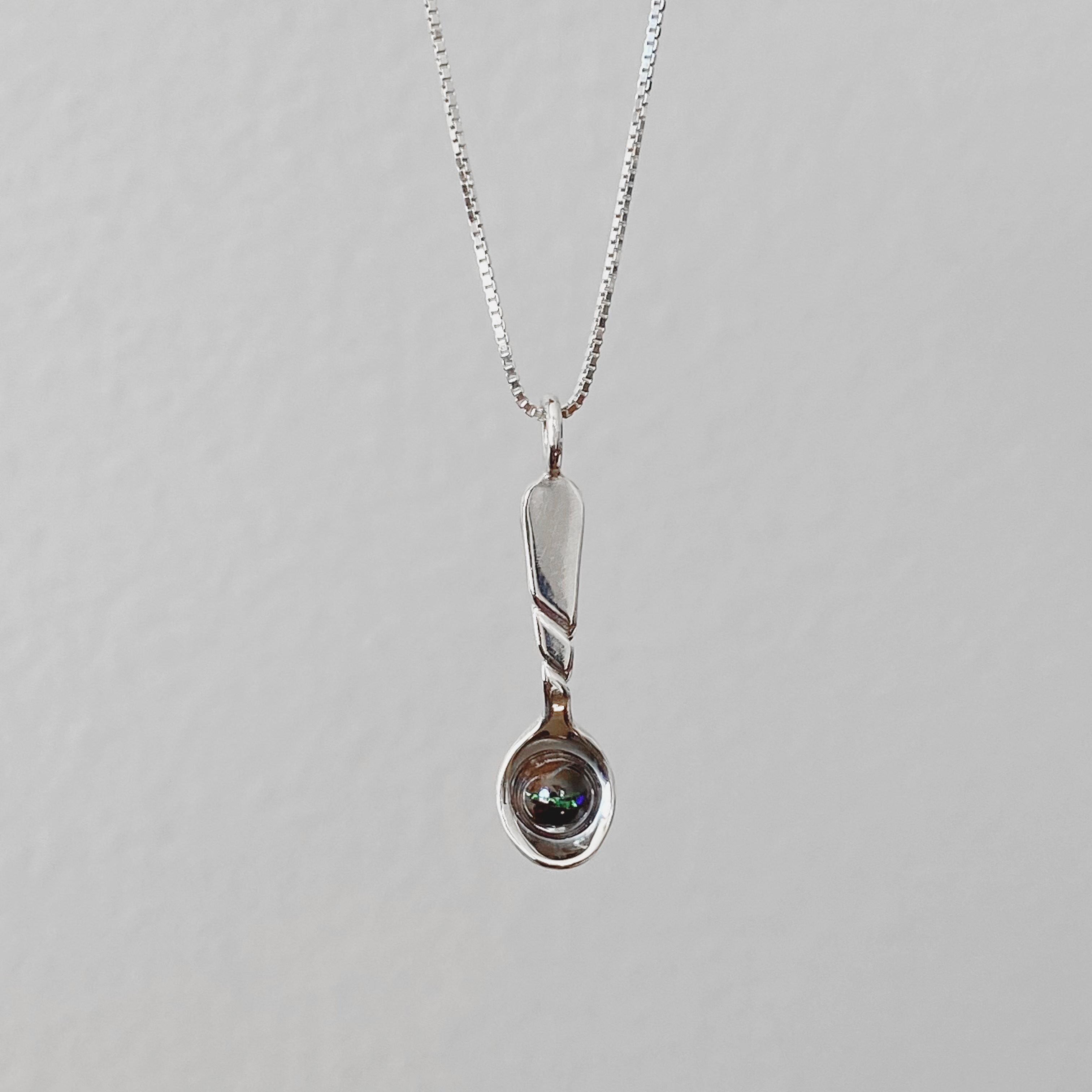 Spoon Full of Opal Pendant