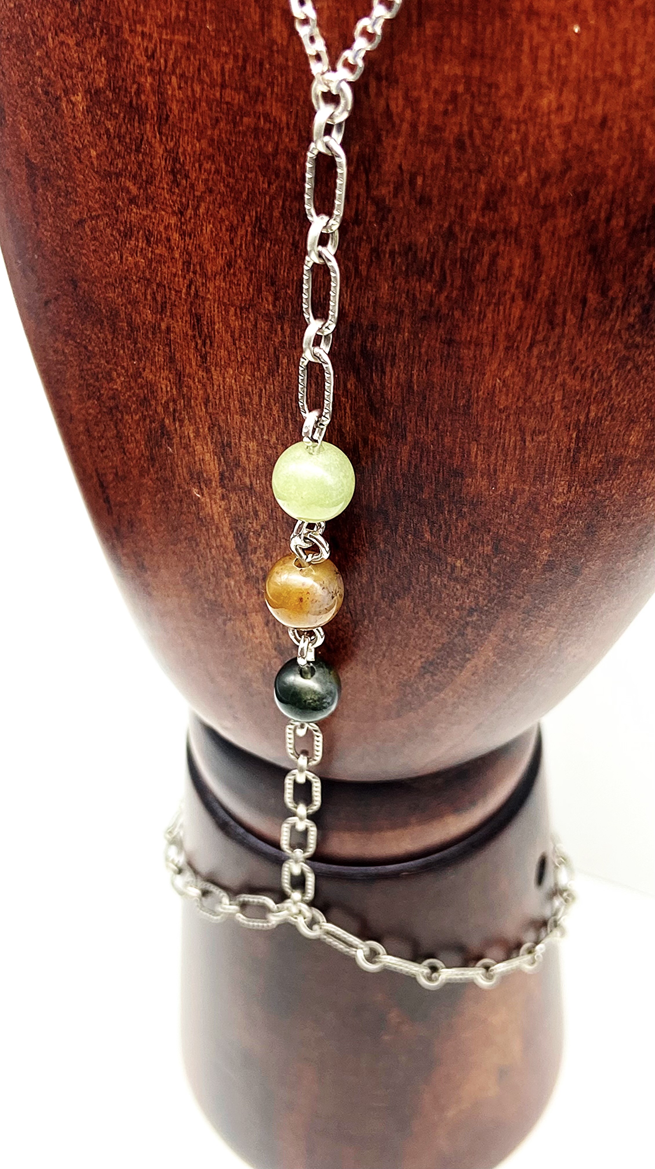 Jasper Beaded Hand-Chain