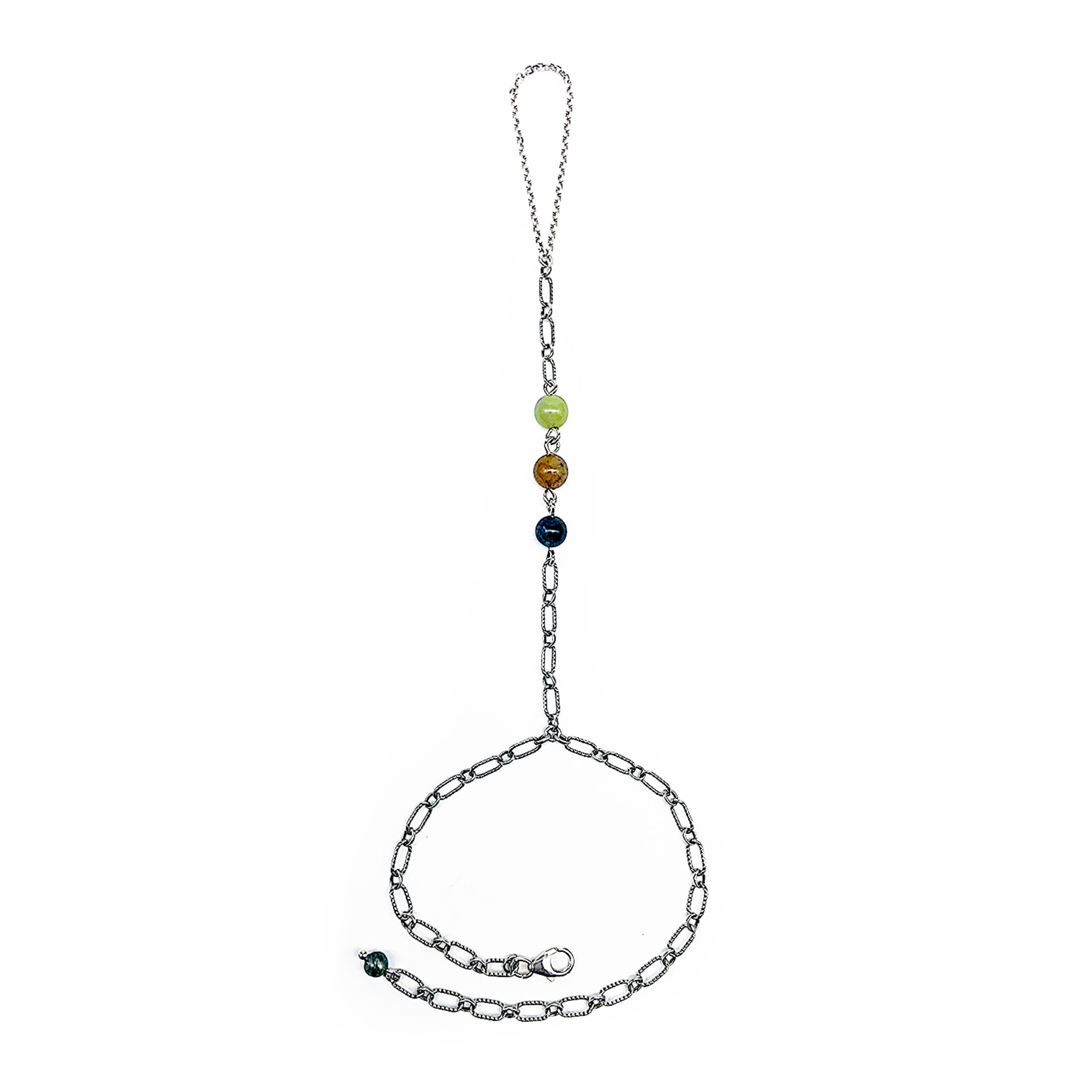 Jasper Beaded Hand-Chain