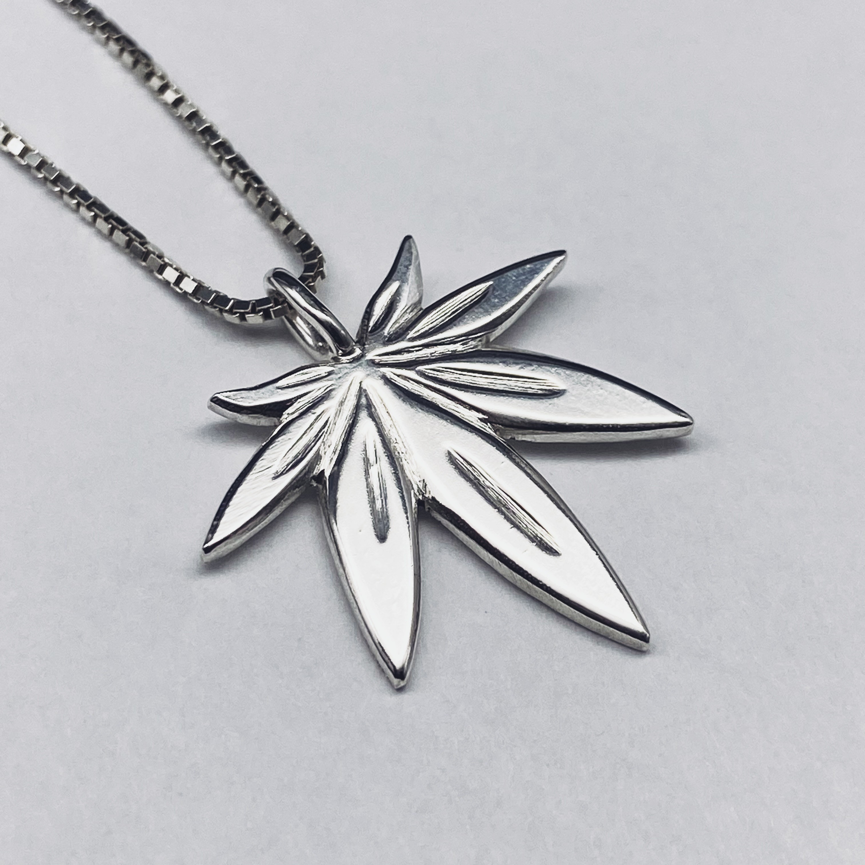 Cannabis Leaf Pendant
