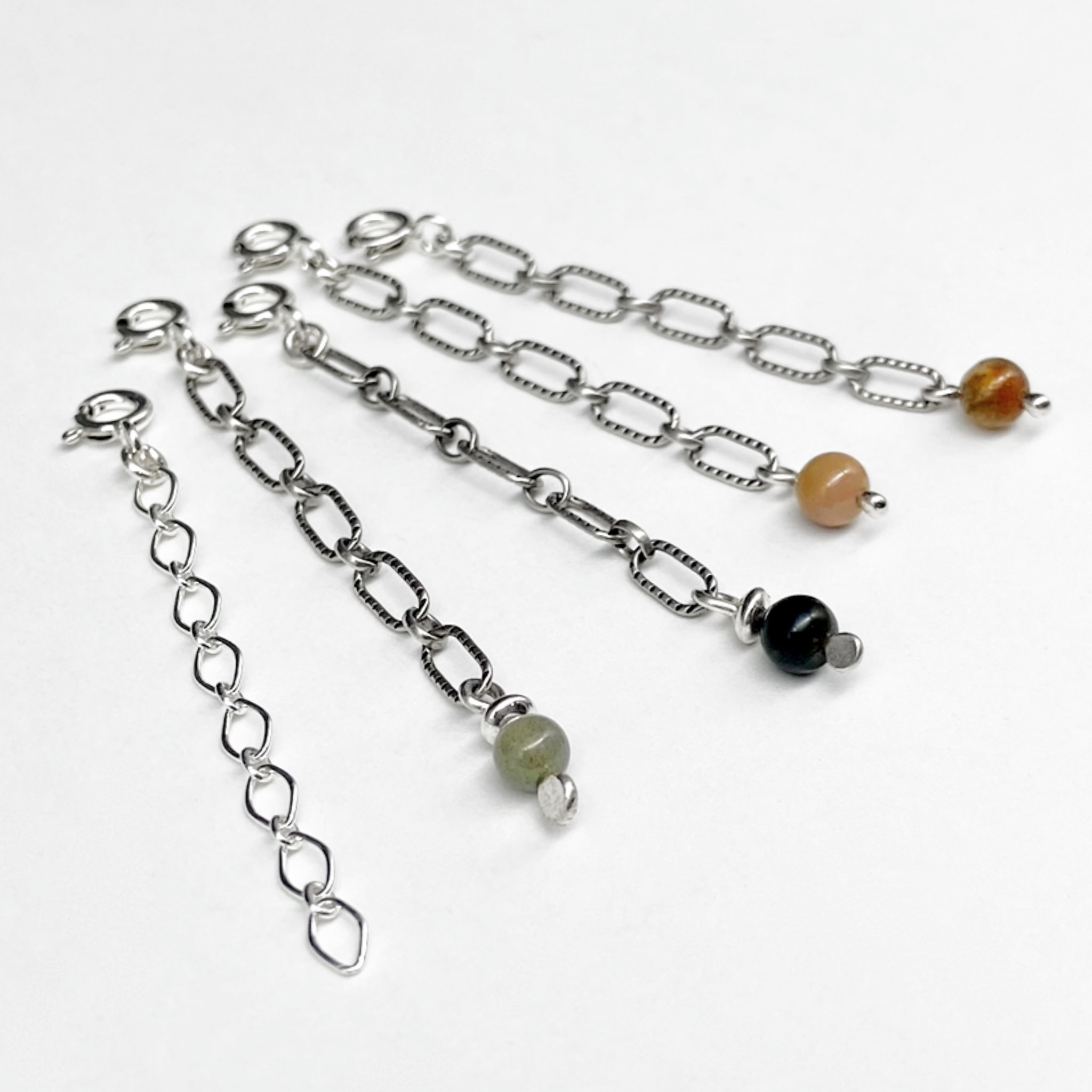 Dark Green Jasper Extender Chain