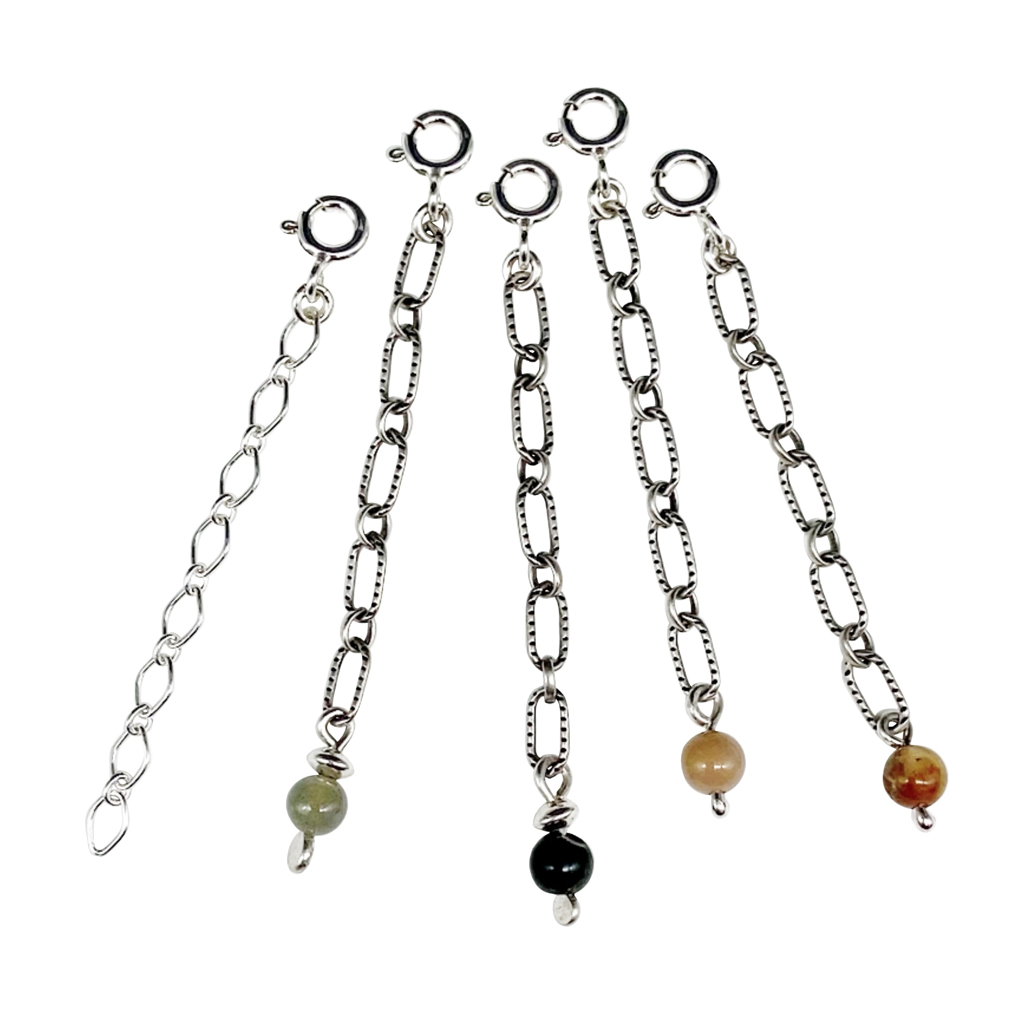 Dark Brown Jasper Extender Chain