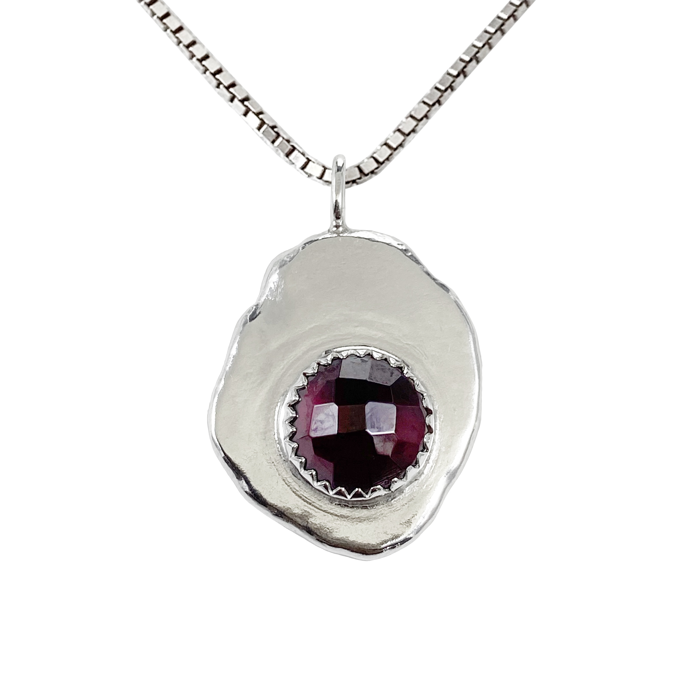 Reclaimed Garnet Pendant