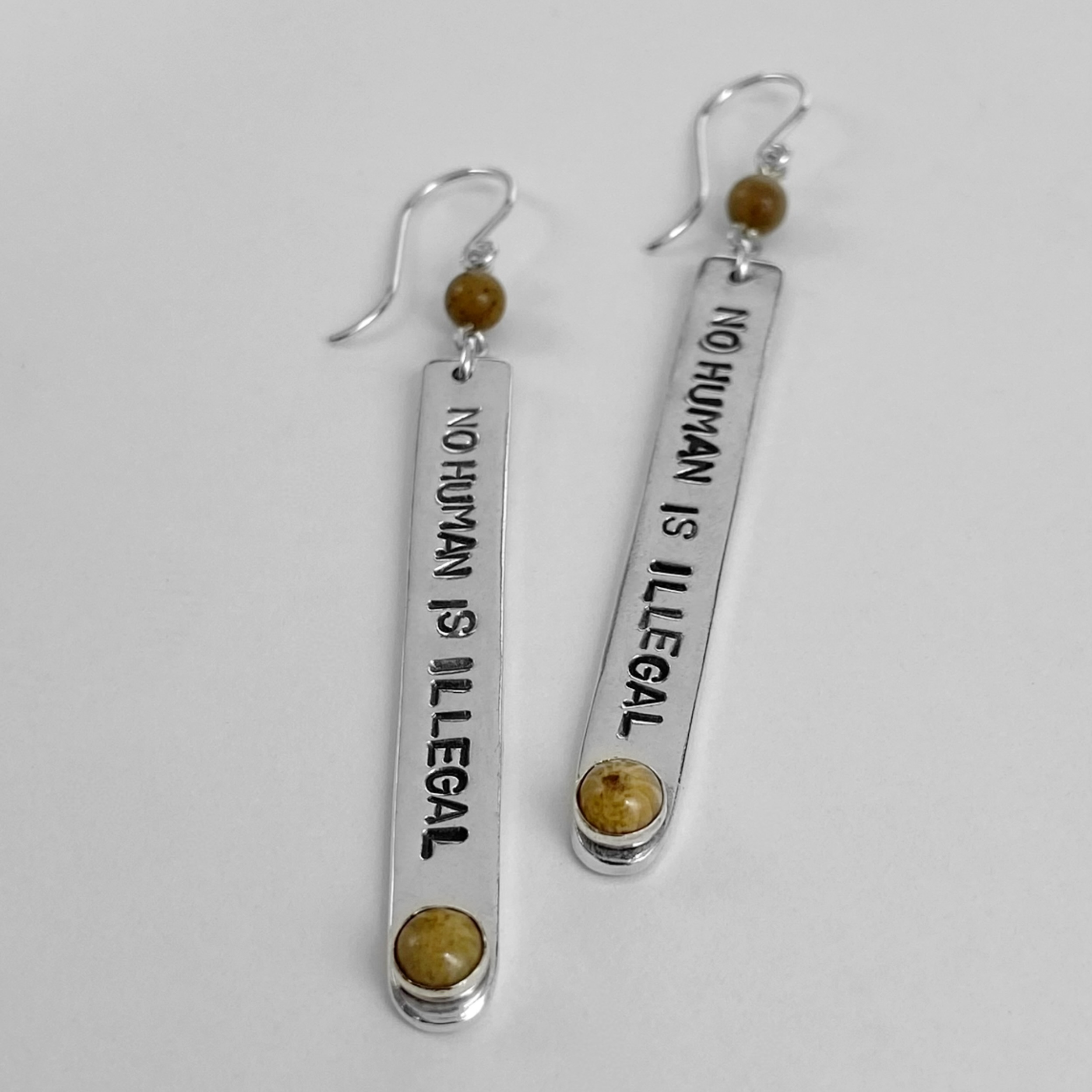 No Human is Illegal Earrings