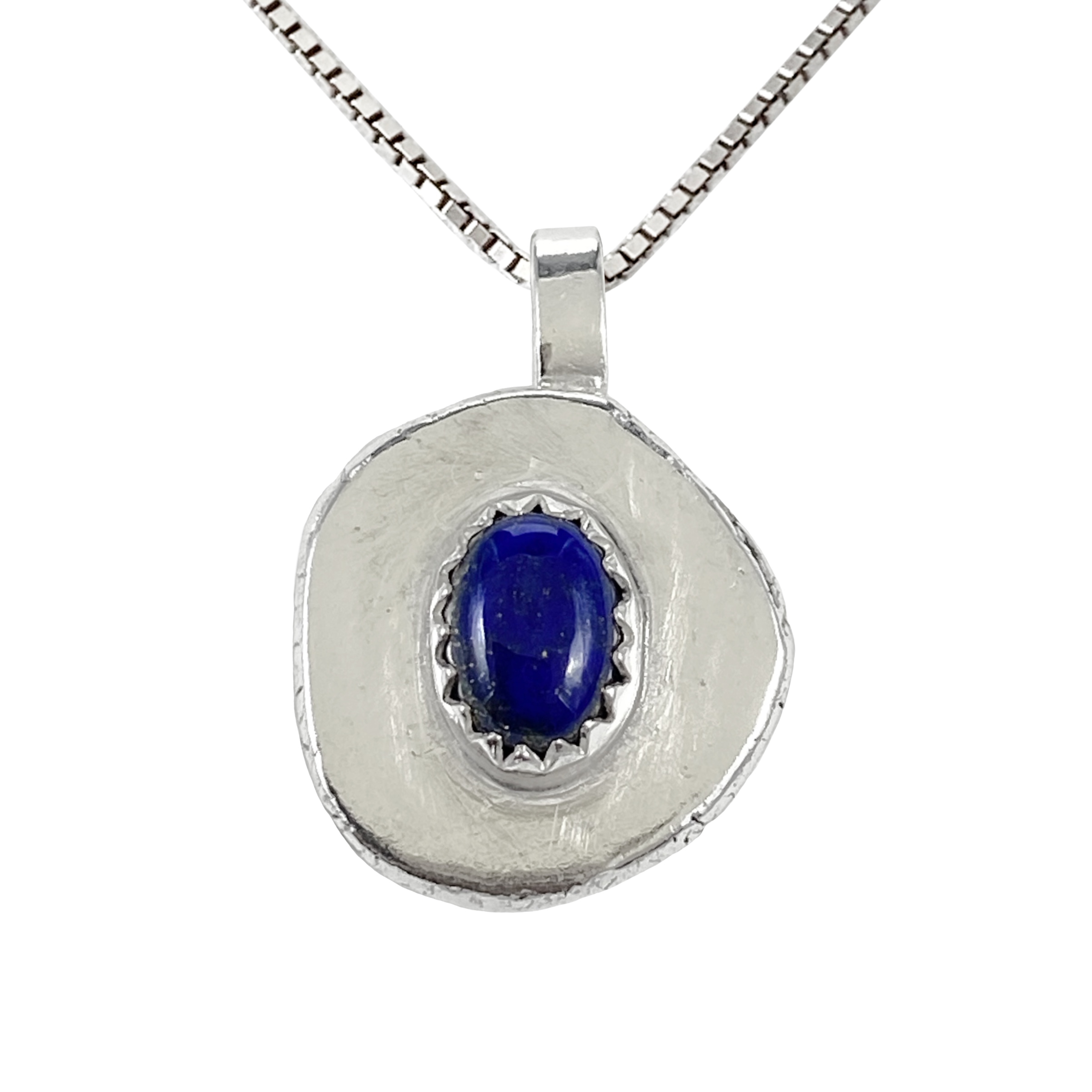 Reclaimed Lapis Locket