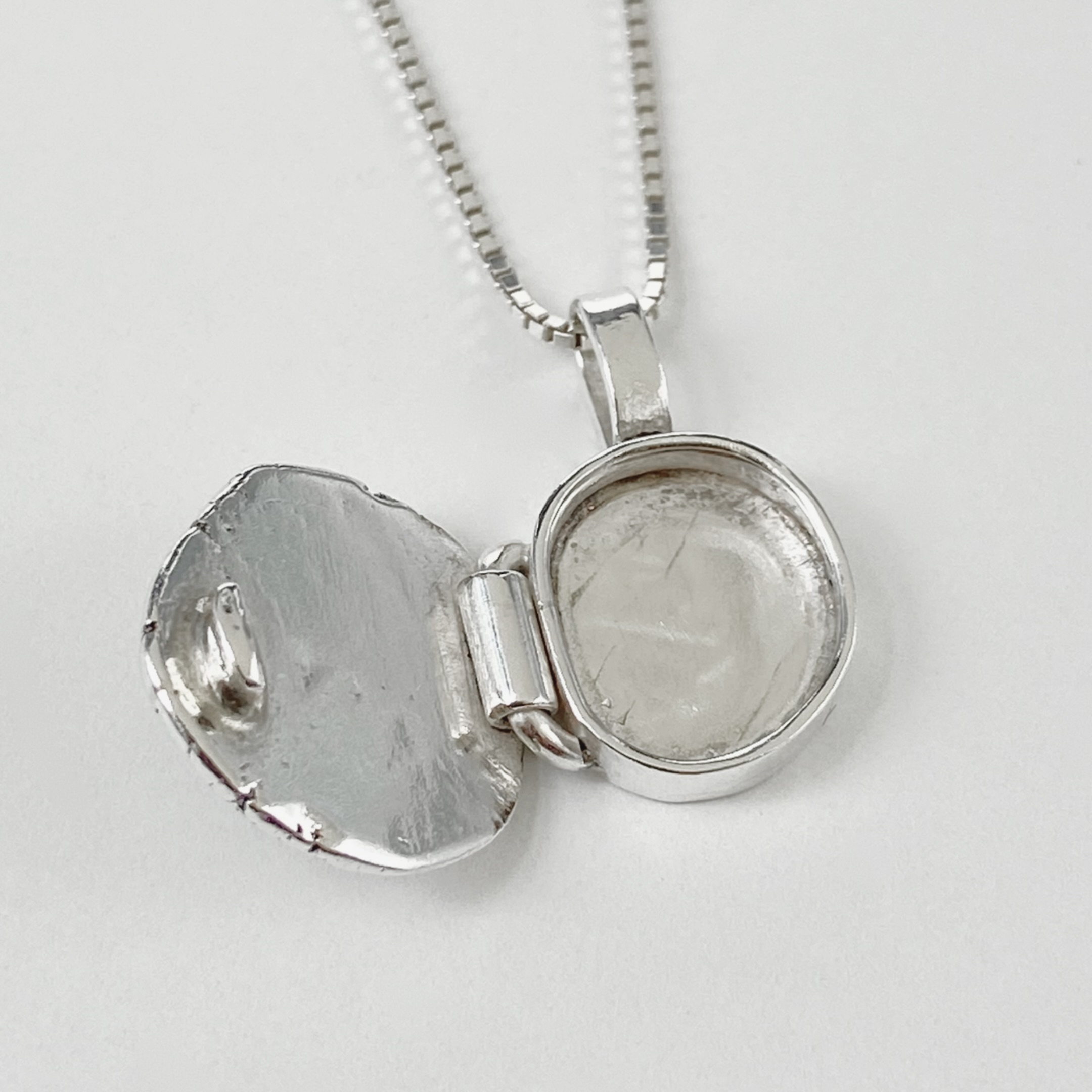 Reclaimed Lapis Locket