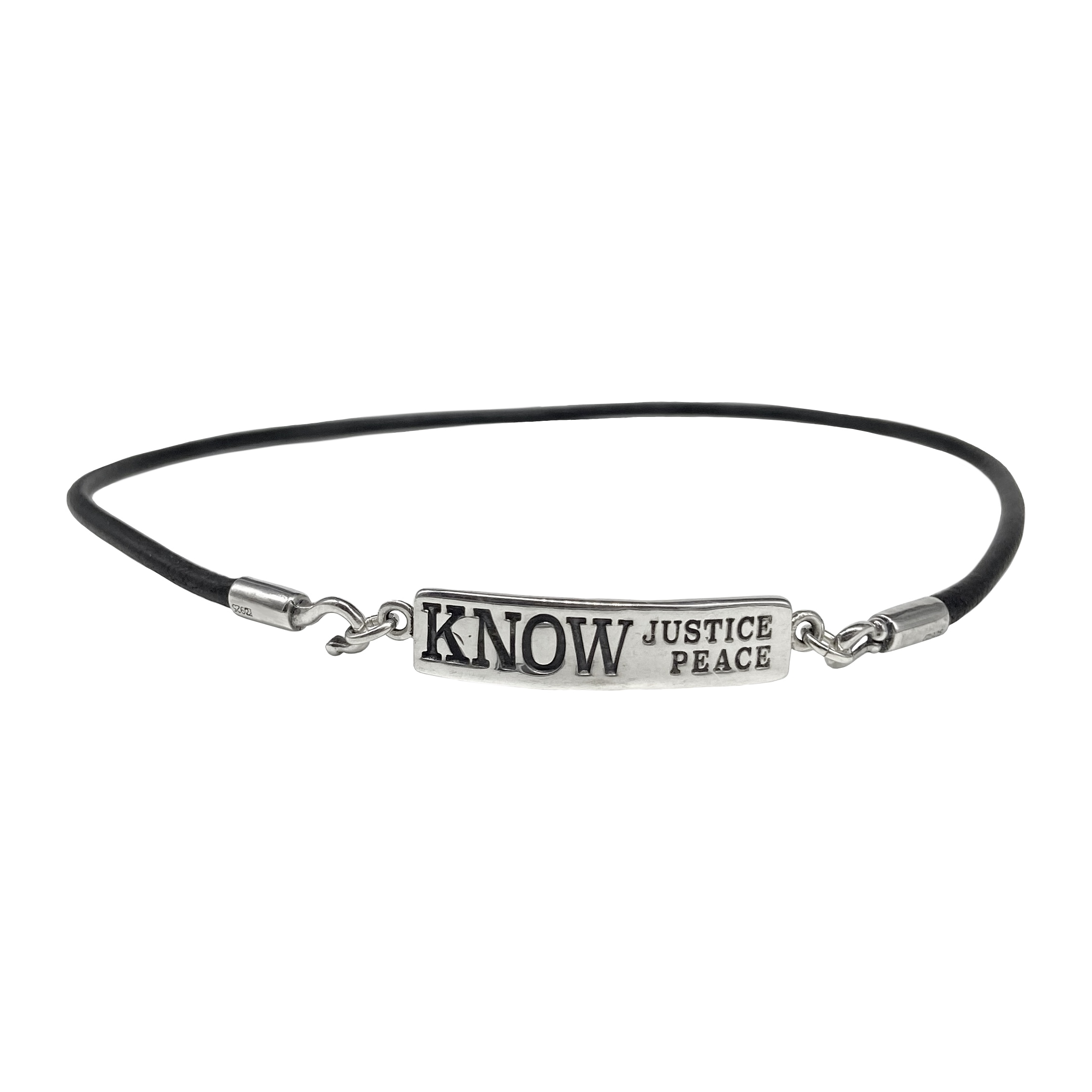 Know Justice Know Peace Bracelet