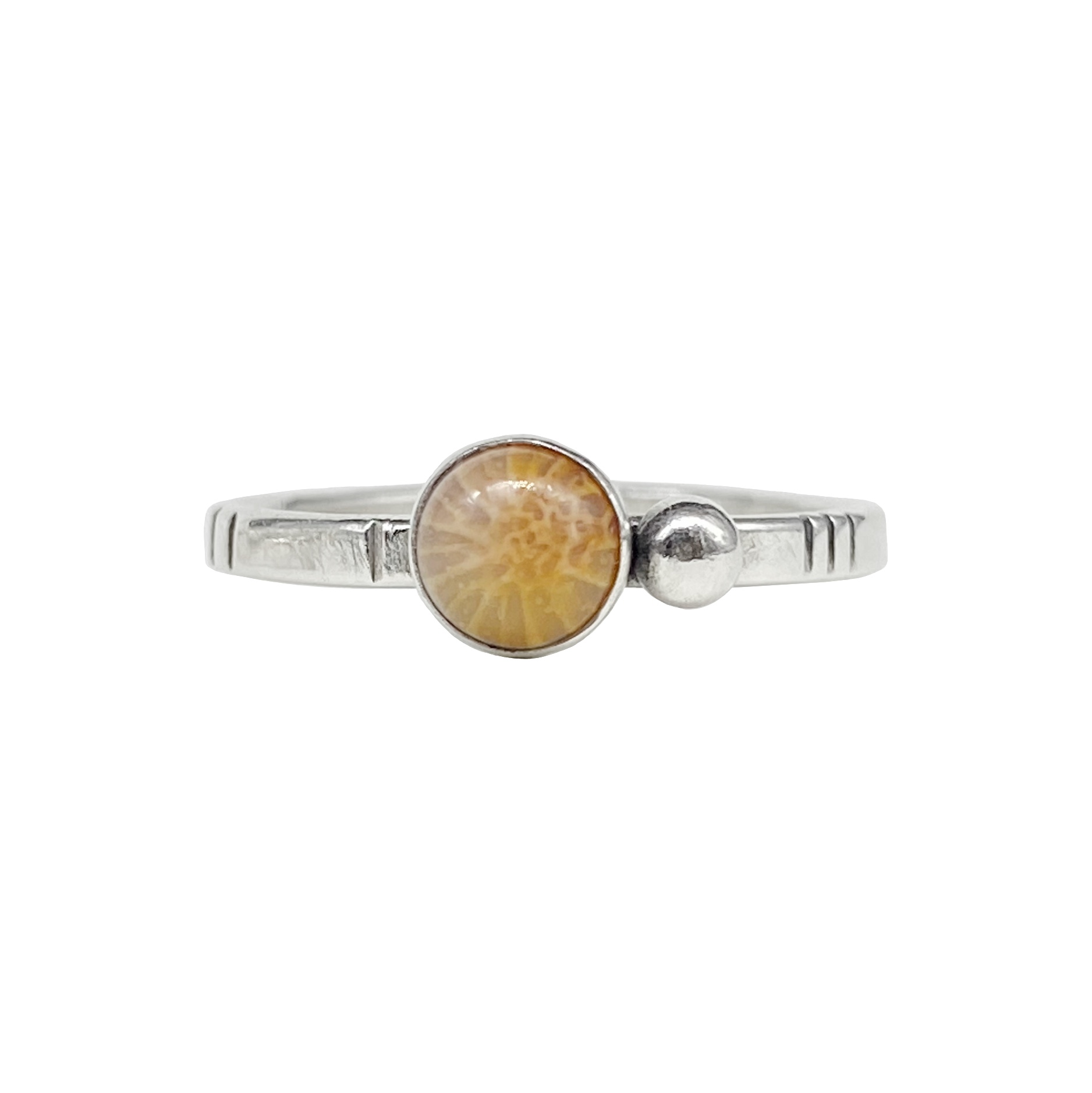 Size 6.25 Fossil Coral Ring