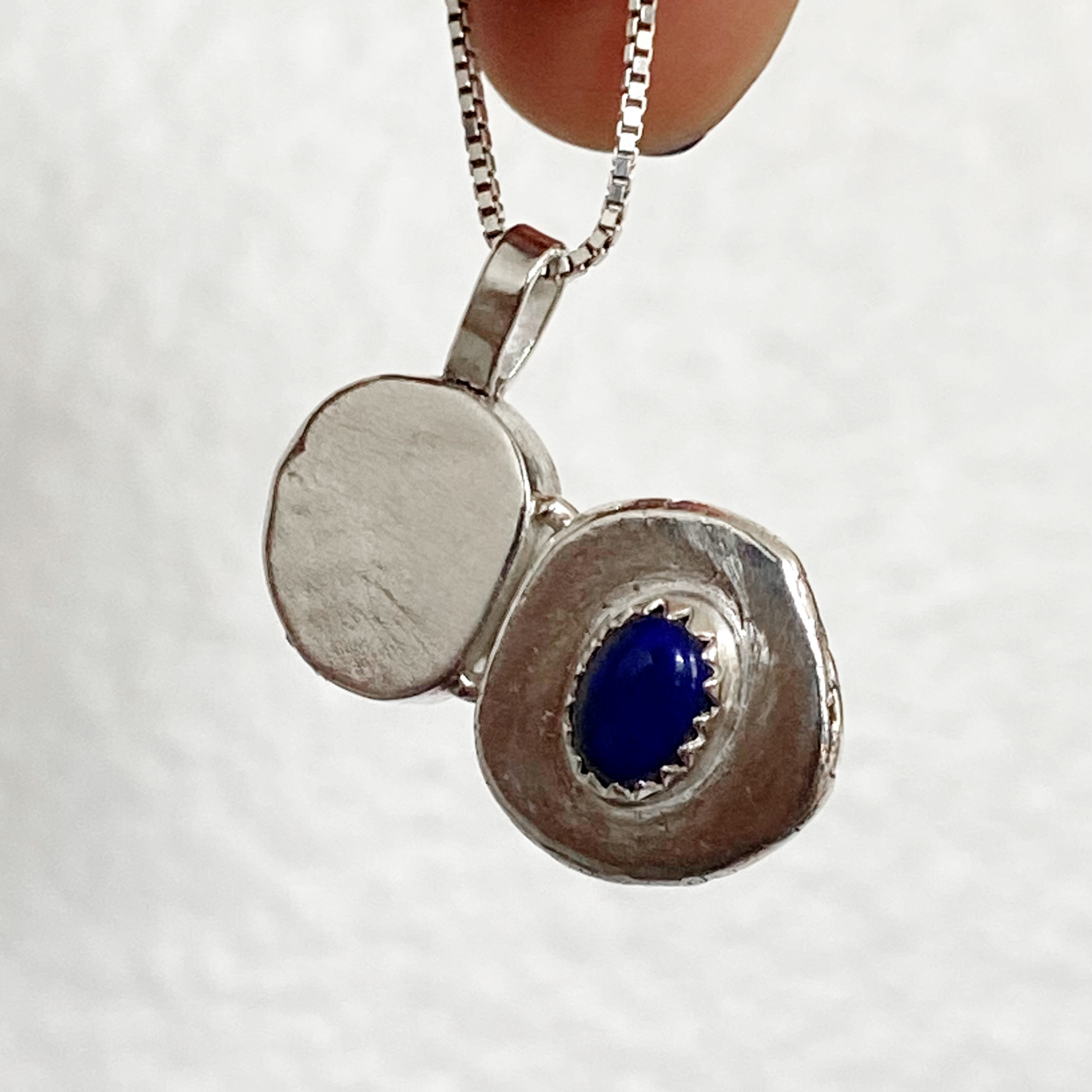 Reclaimed Lapis Locket