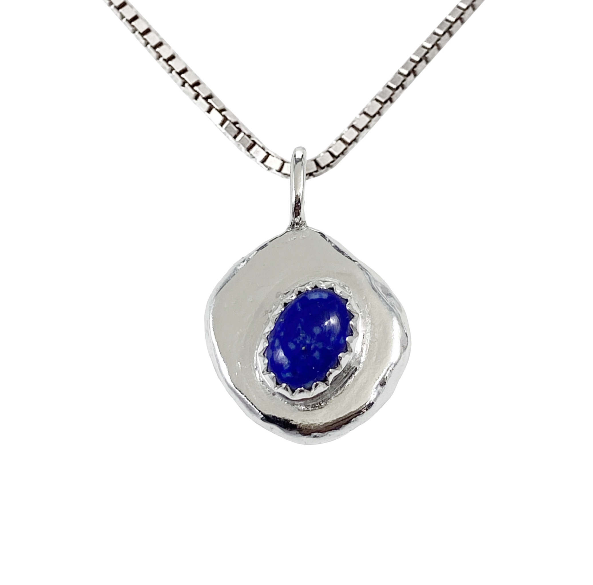 Reclaimed Lapis Pendant