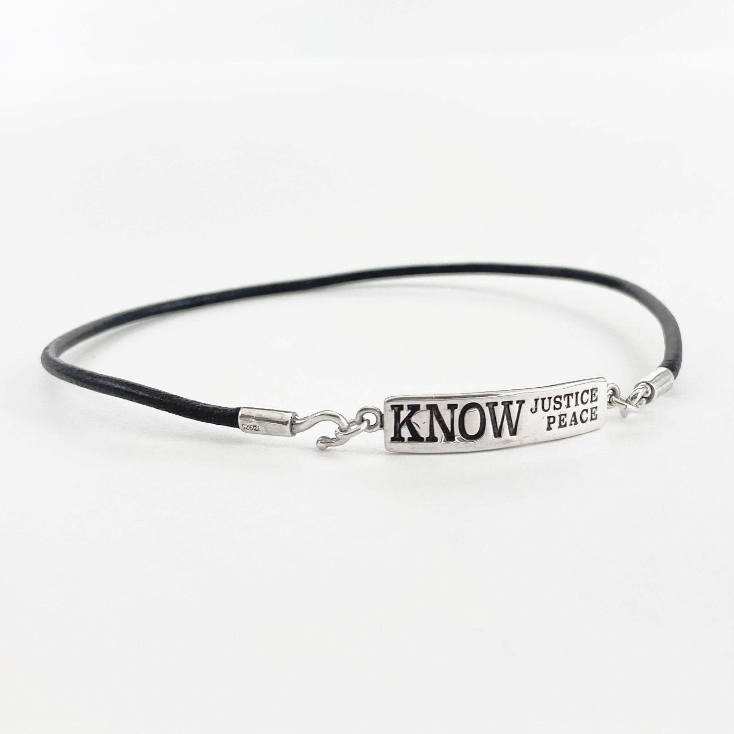 Know Justice Know Peace Bracelet