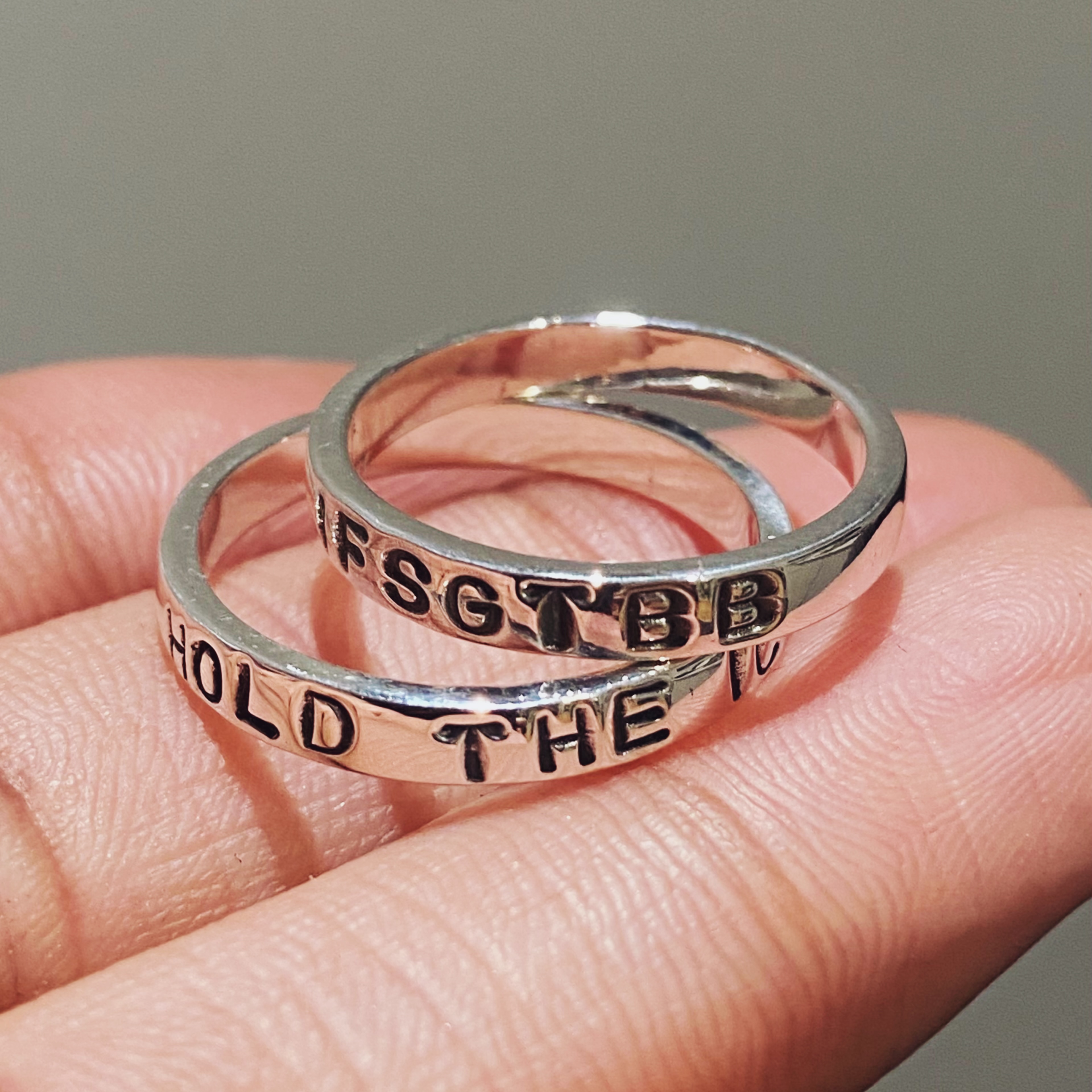 Custom Stamped Ring