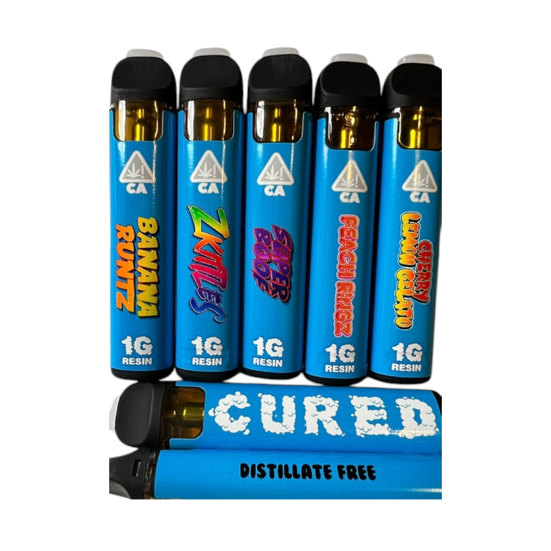 CURED - Resin & Distillate Free Disposable - 1 Gram