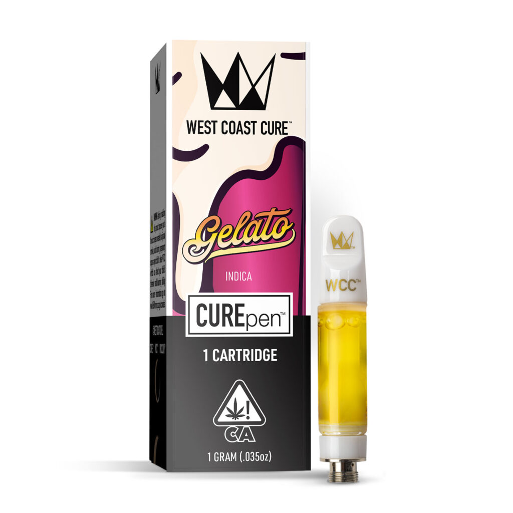 West Coast Cure - CUREpen Cartridge - 1 Gram - Gelato Indica