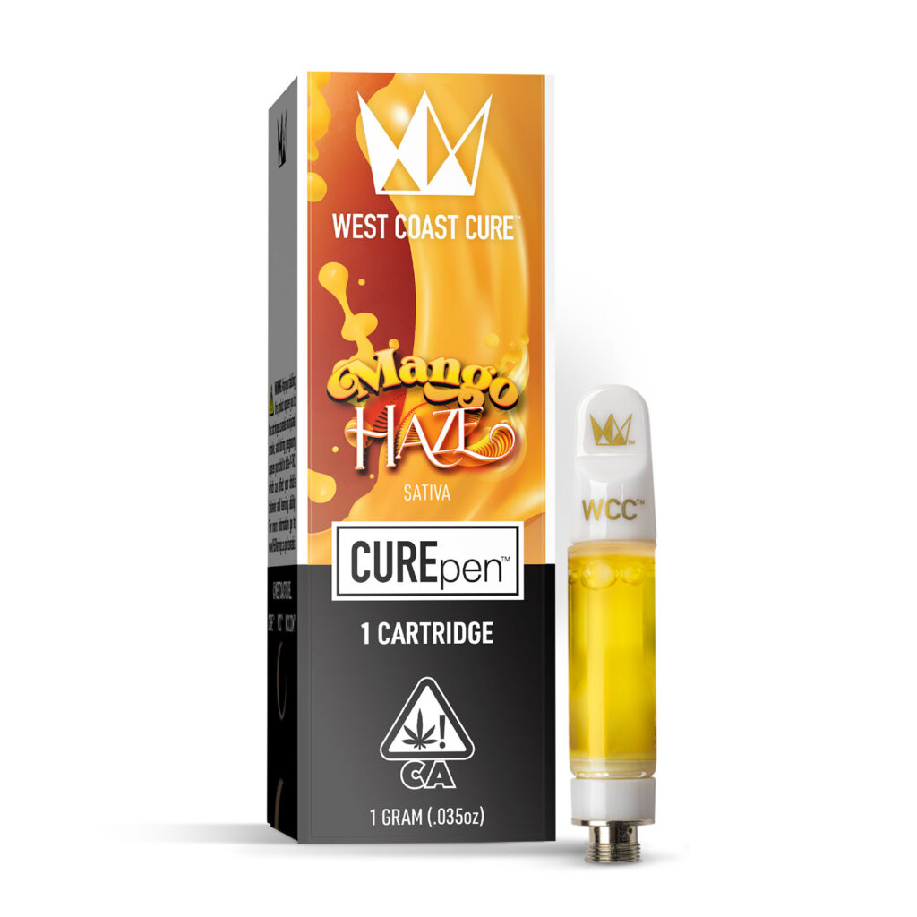West Coast Cure - CUREpen Cartridge - 1 Gram - Mango Haze - Sativa
