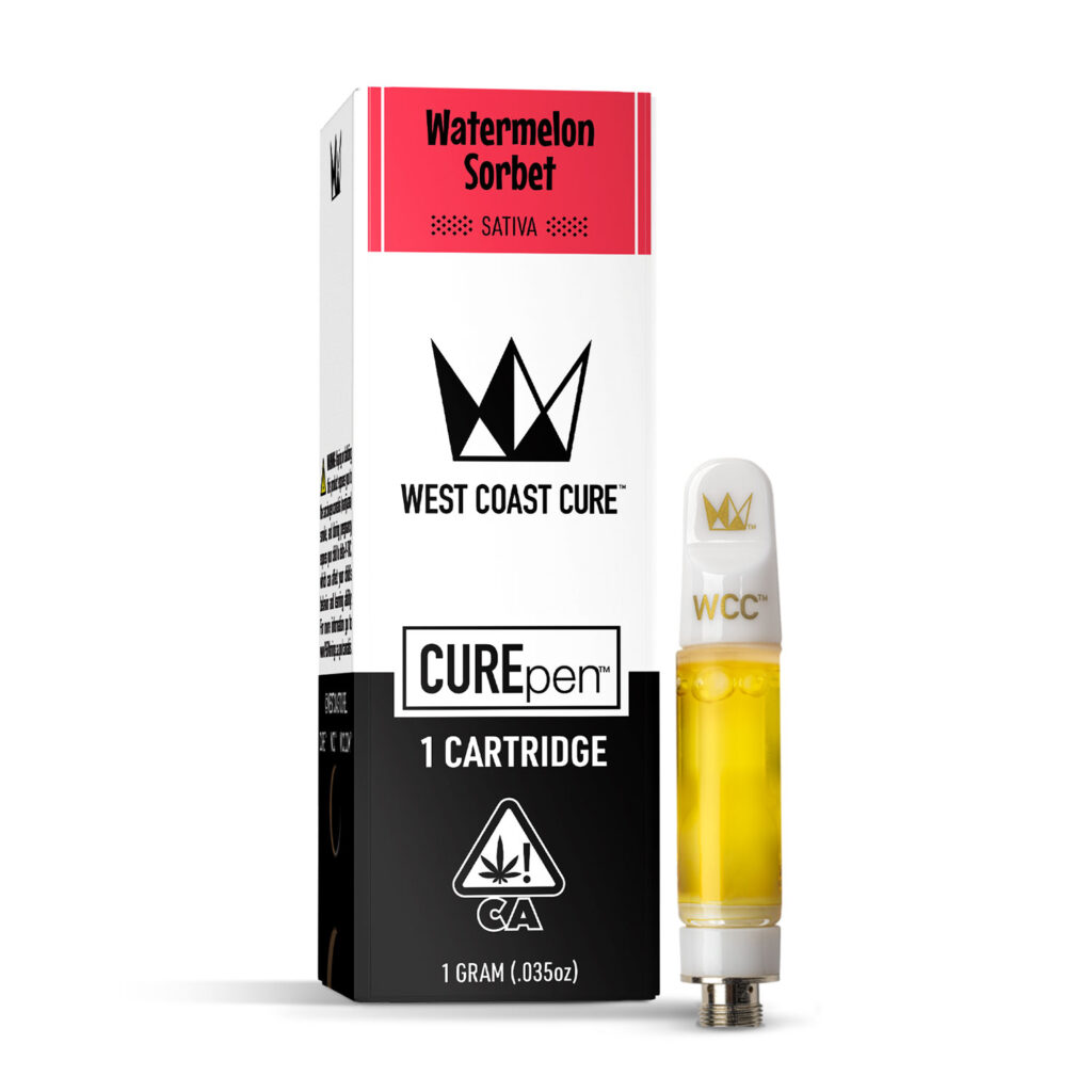 West Coast Cure - CUREpen Cartridge - 1 Gram - Watermelon Sorbet - Sativa