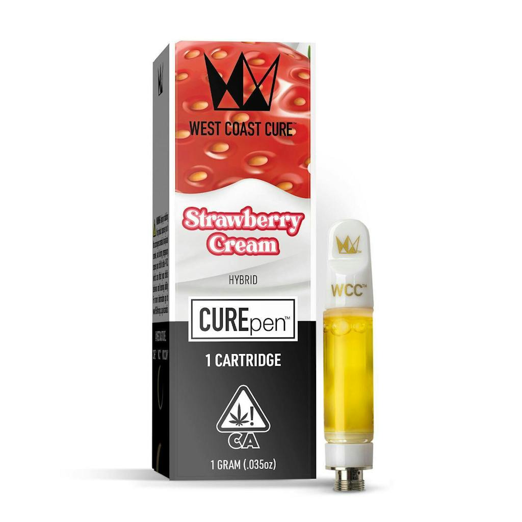 West Coast Cure - CUREpen Cartridge - 1 Gram - Strawberry Cream - Hybrid