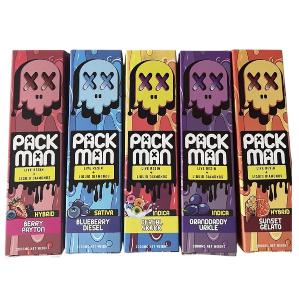 Pack Man - Live Resin + Liquid Diamonds Vape - 2 Grams