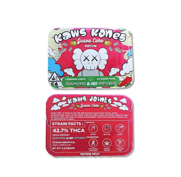 KAWS KONES - 4 Roll Pack - Guava Cake - Sativa