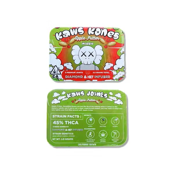 KAWS KONES - 4 Roll Pack - Apple Fritter - Hybrid