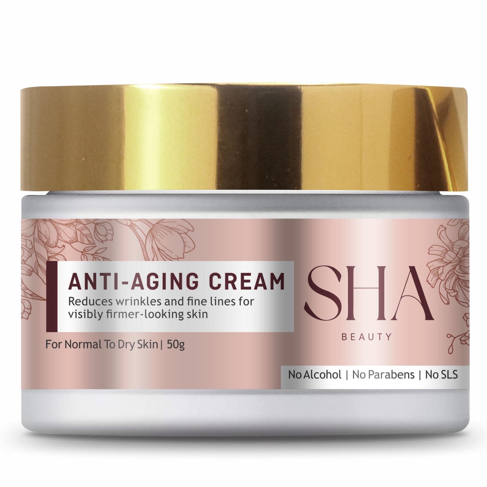 Sha Beauty Multi-Peptide Anti Aging Cream With Spf 30 For Sun Protection|Reduces Fine Lines&Wrinkles|48Hr Intense Moisturization|Boosts Collagen|For Mature&Normal To Dry Skin|50gm