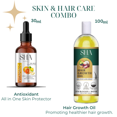 Sha Beauty Skin & Hair Care Combo