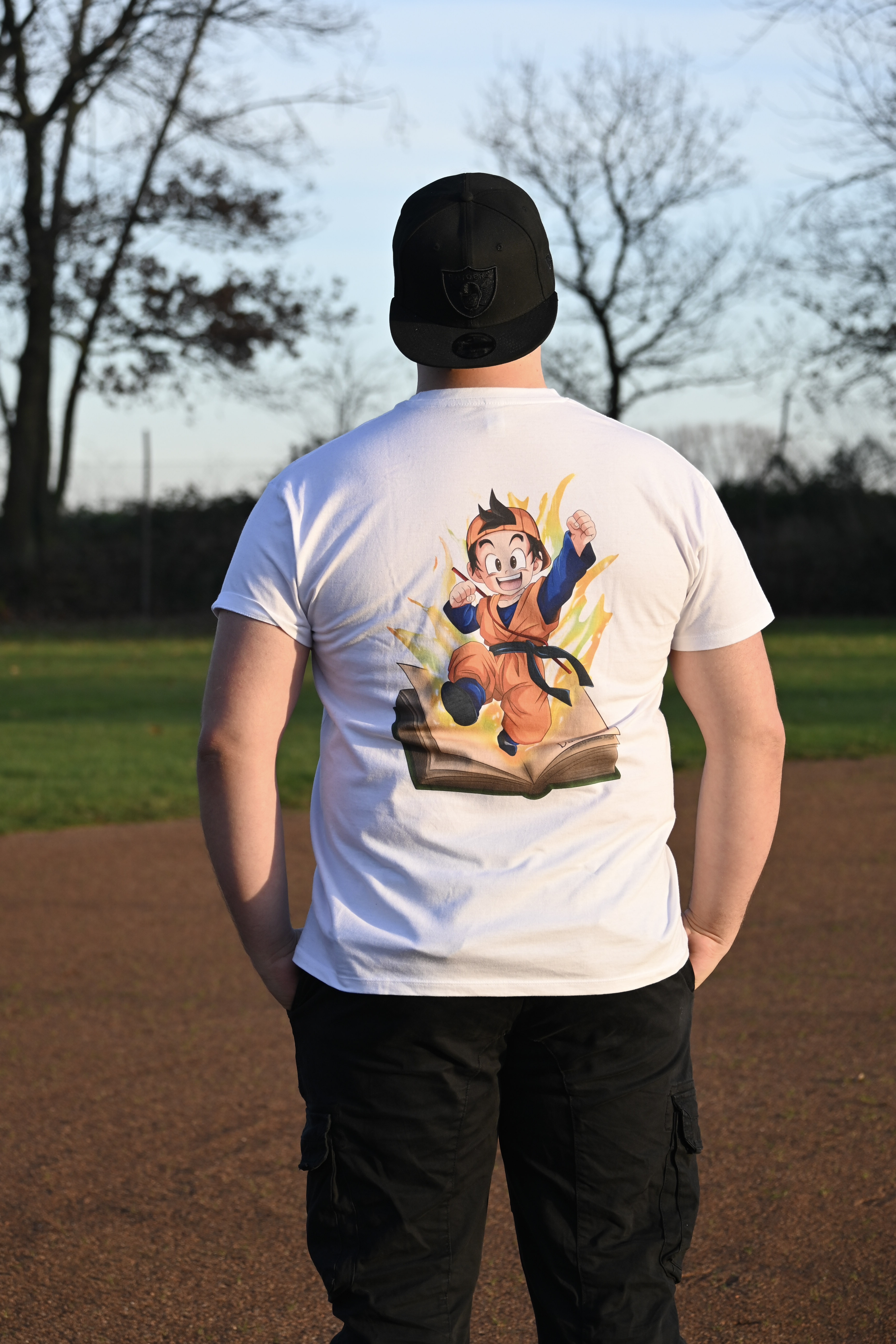 T-Shirt "Dark Pains Toon Version" Weiß