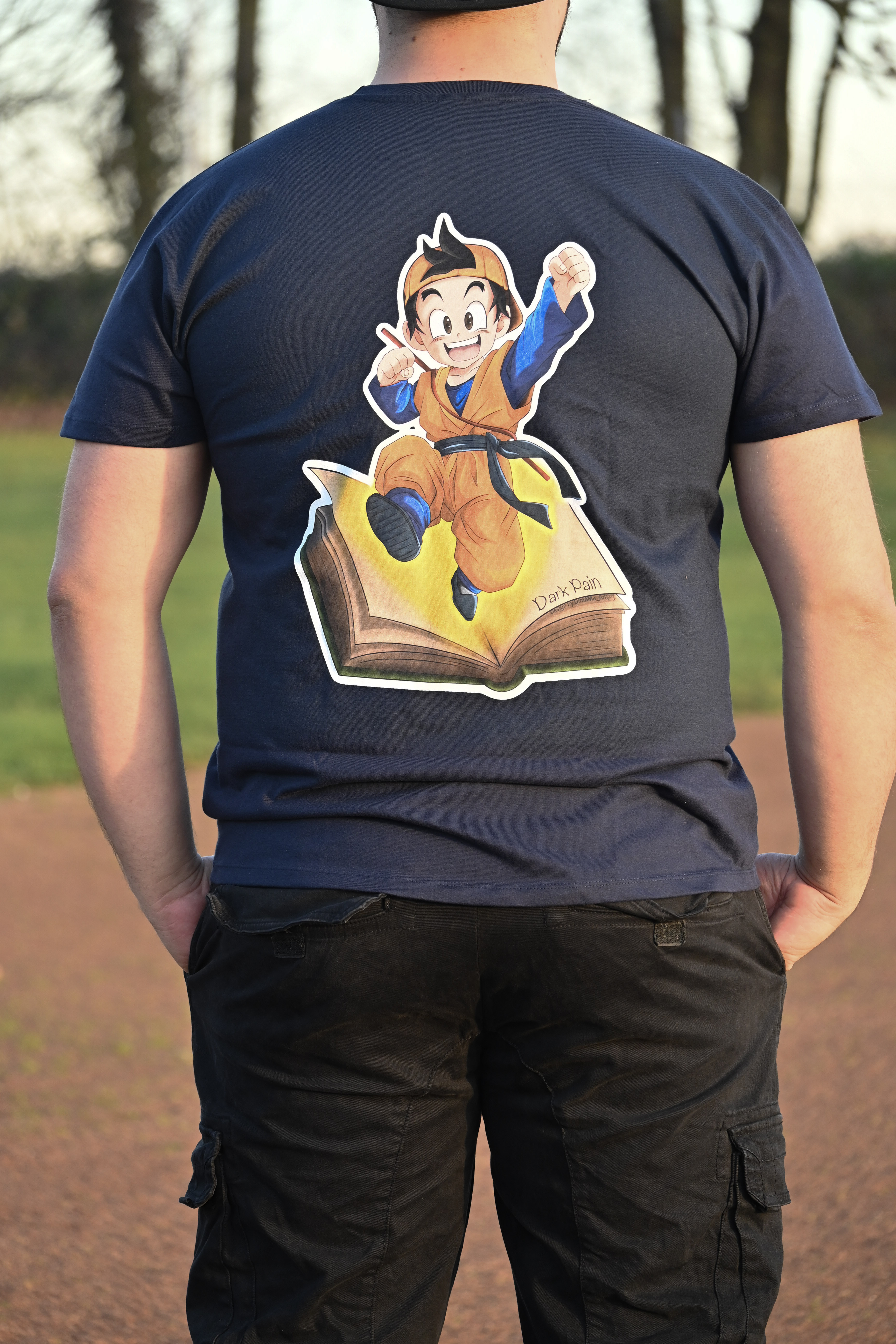 T-Shirt "Dark Pains Toon Version" French Navy (Dunkelblau)