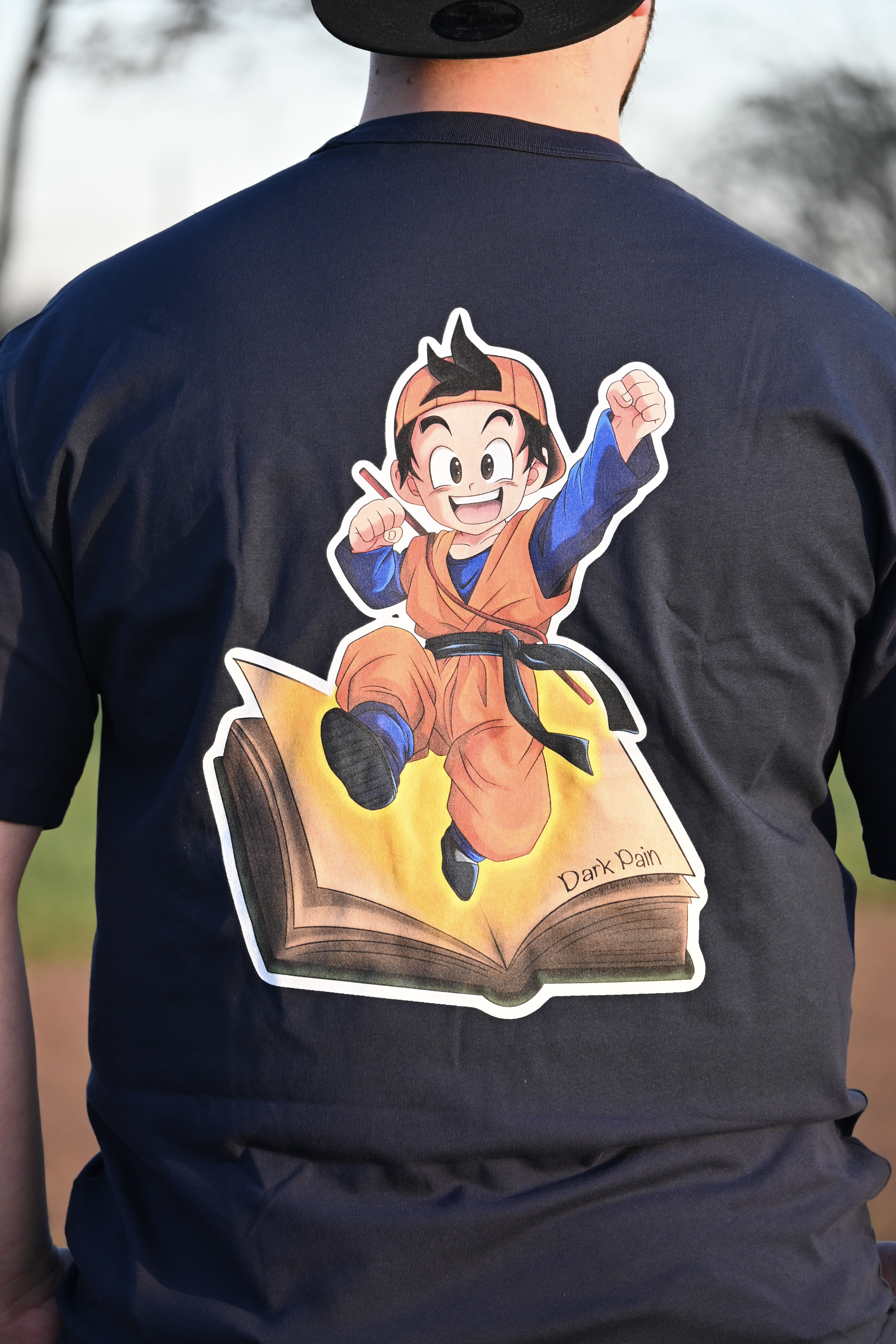 T-Shirt "Dark Pains Toon Version" French Navy (Dunkelblau)