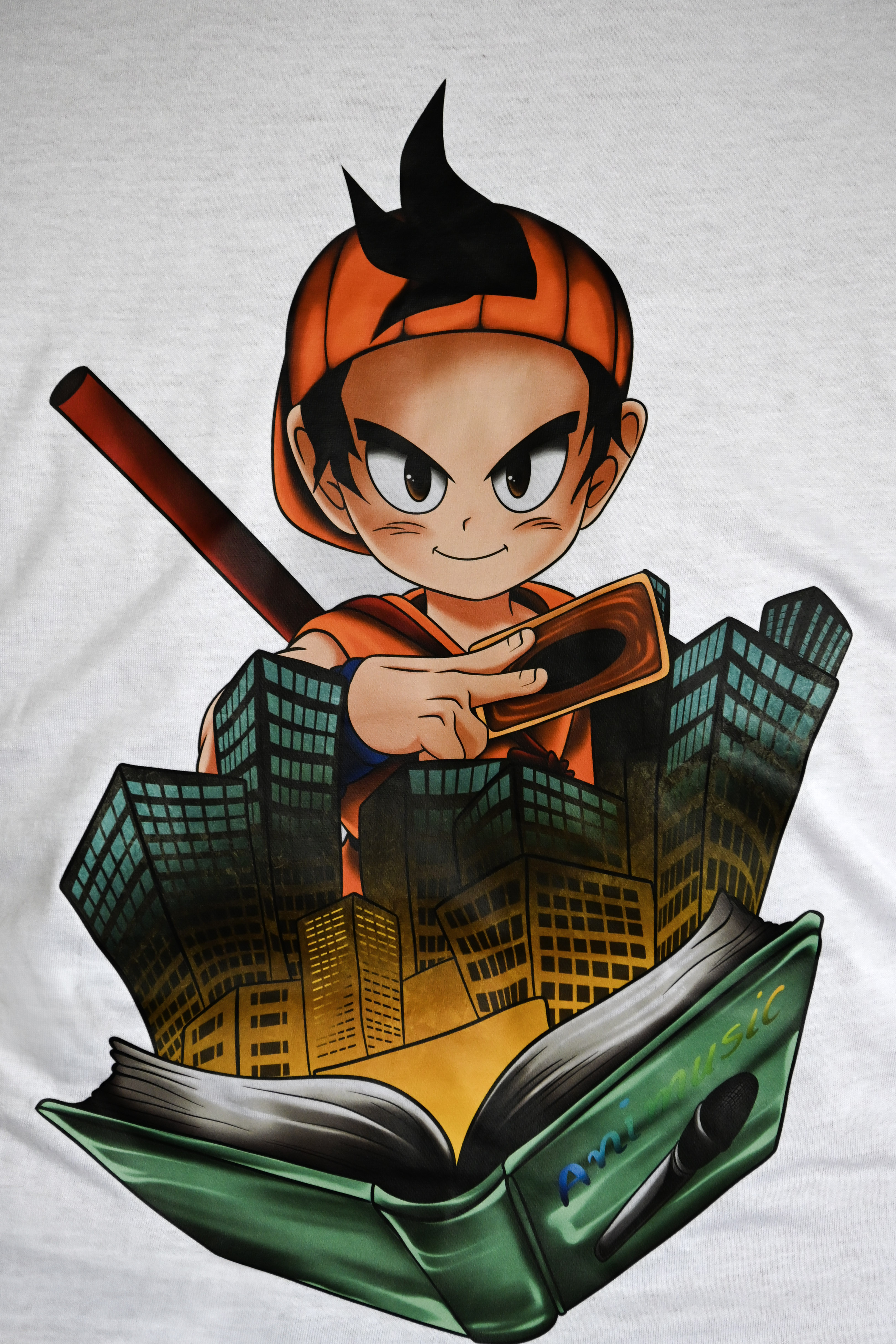 T-Shirt "ANIMUSIC Logo Shirt" Weiß