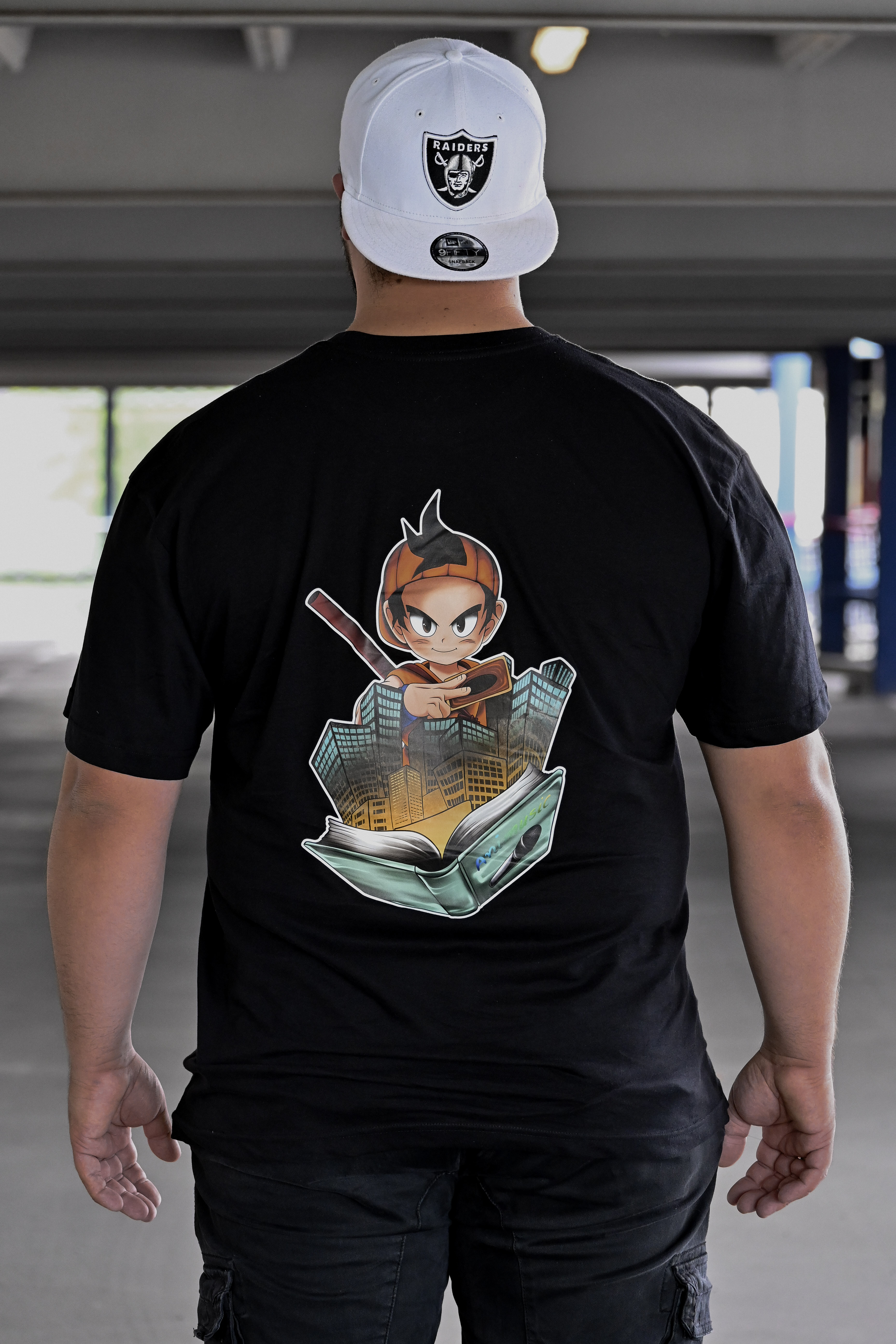 T-Shirt "ANIMUSIC Logo Shirt" Schwarz