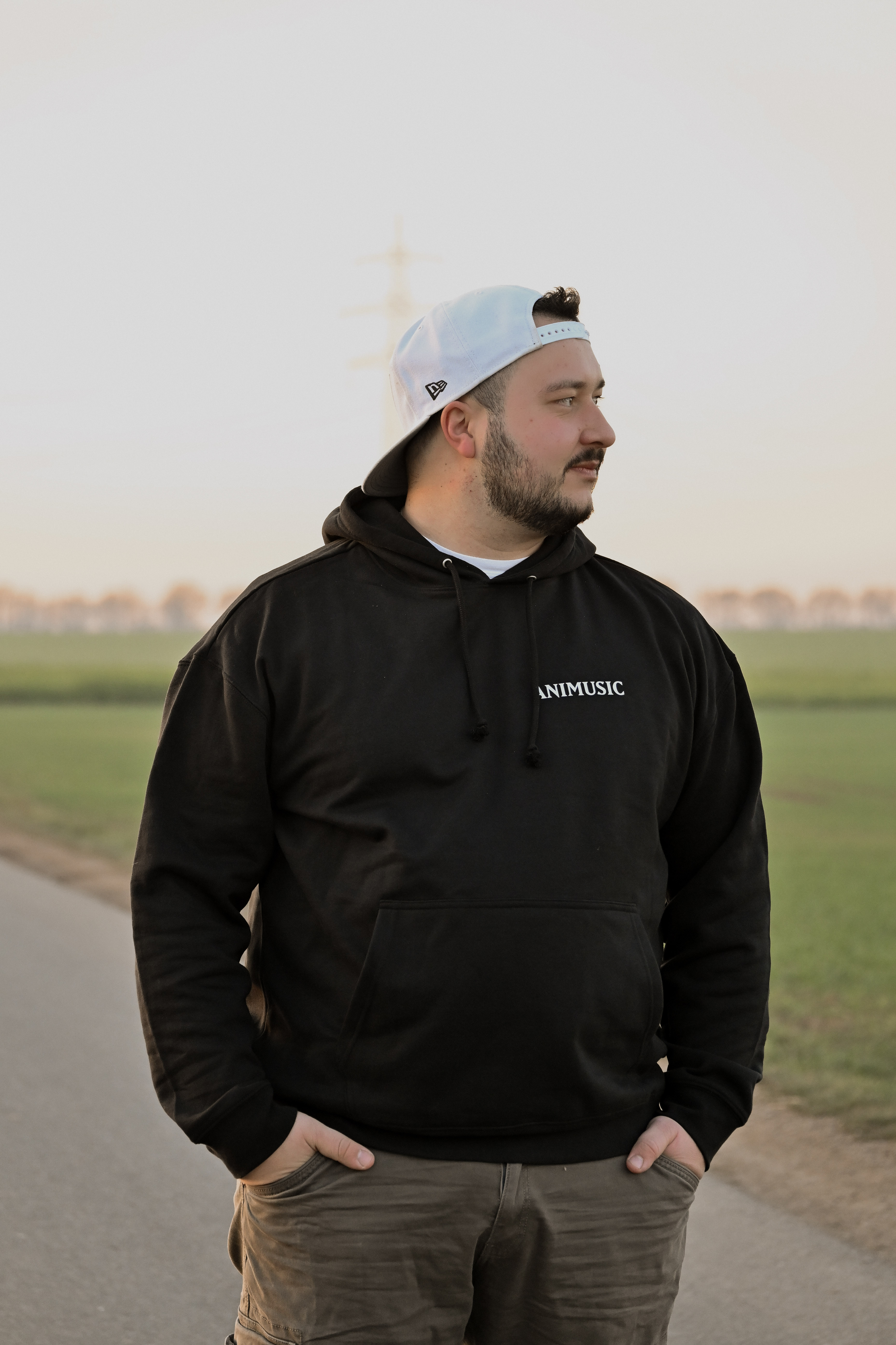 Hoodie "ANIMUSIC Logo Hoodie" Schwarz