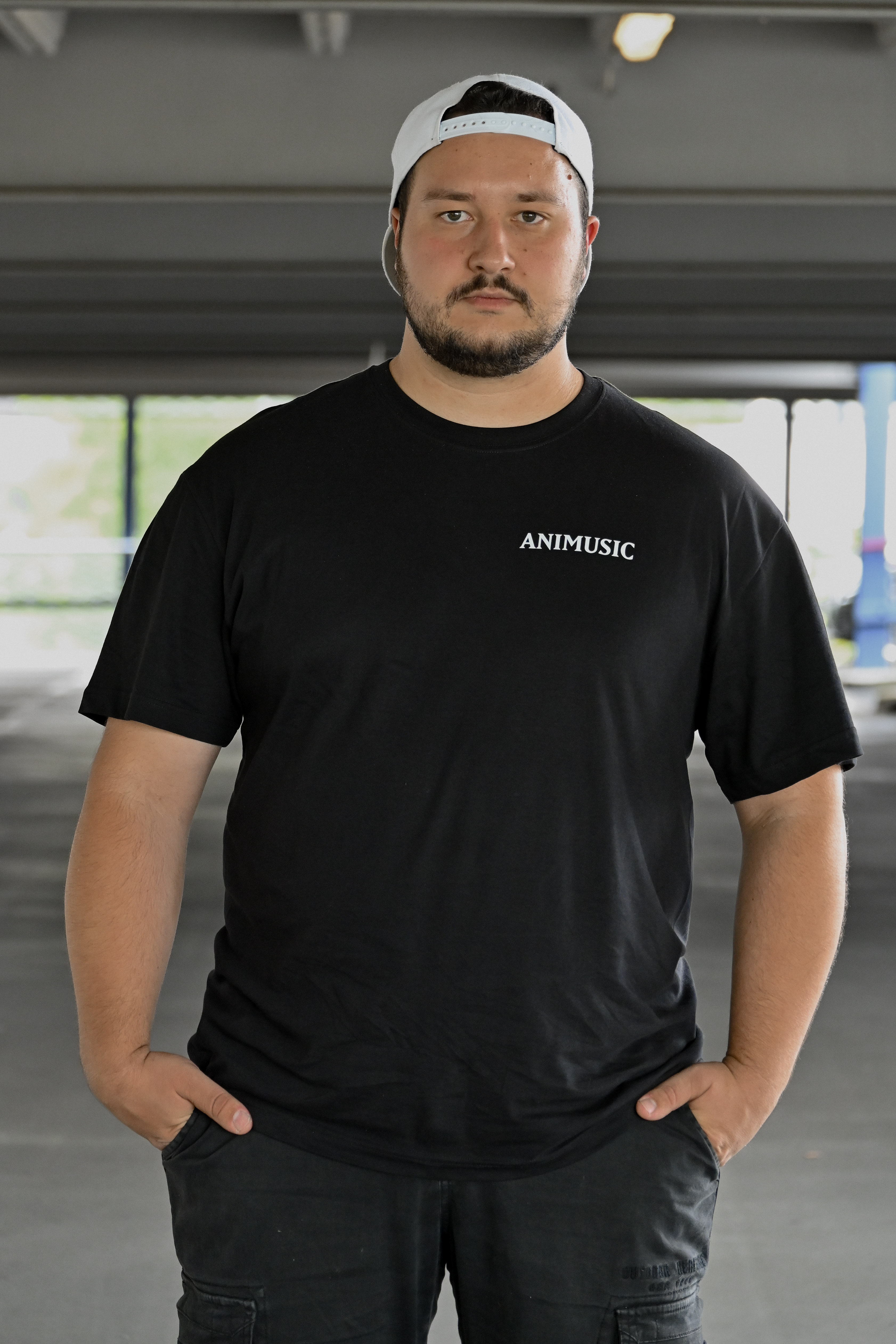 T-Shirt "ANIMUSIC Logo Shirt" Schwarz