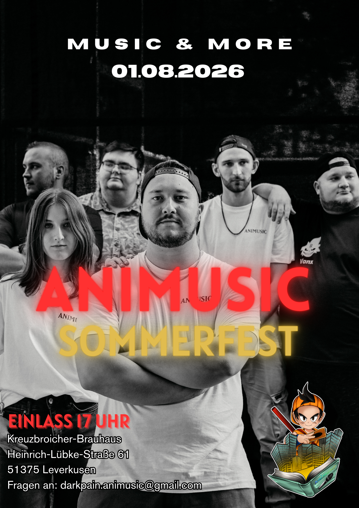 BUNDLE: Animusic Sommerfest Ticket + Animusic Shirt Weiß (Versandt ab 10.01.2026)