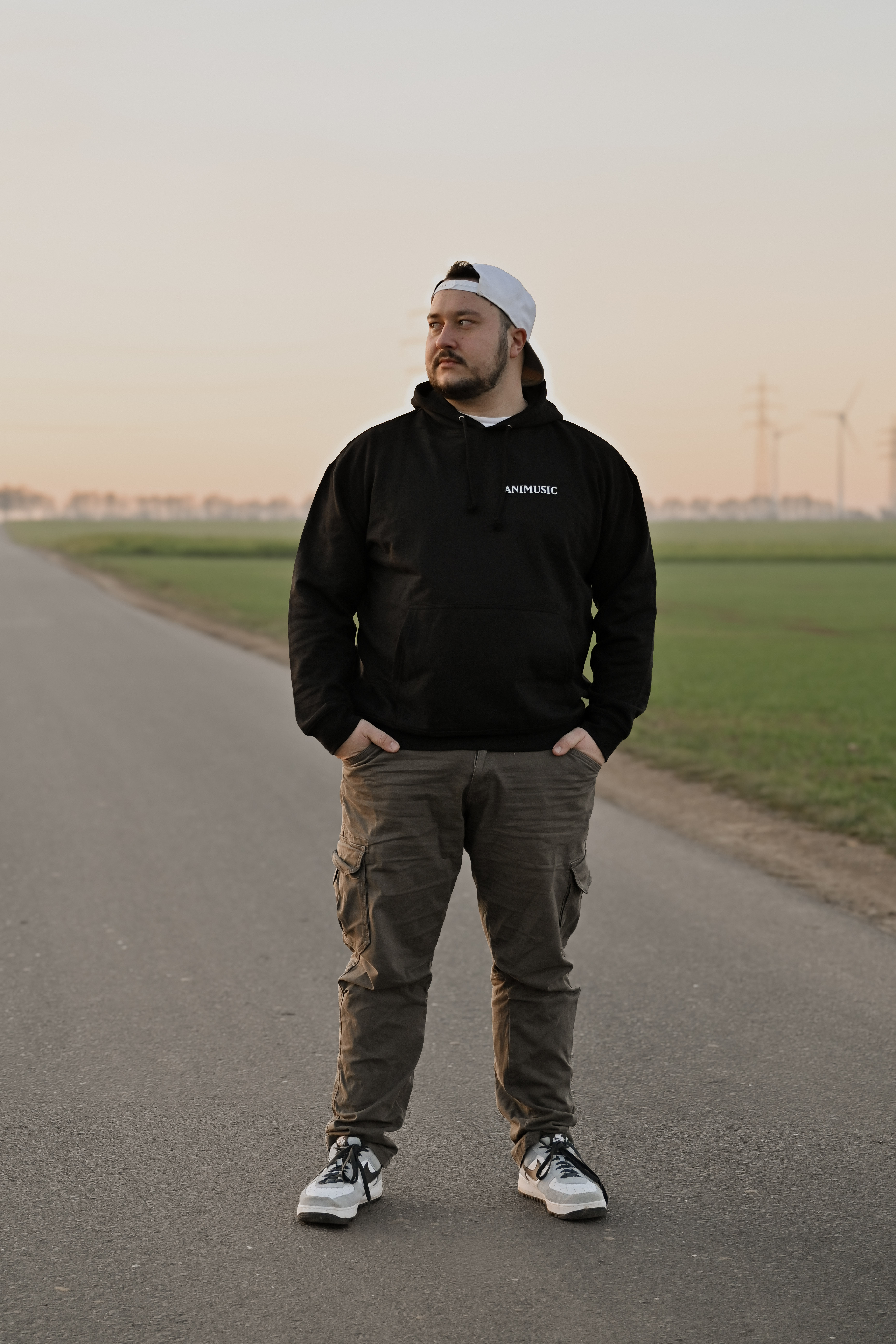 Hoodie "ANIMUSIC Logo Hoodie" Schwarz