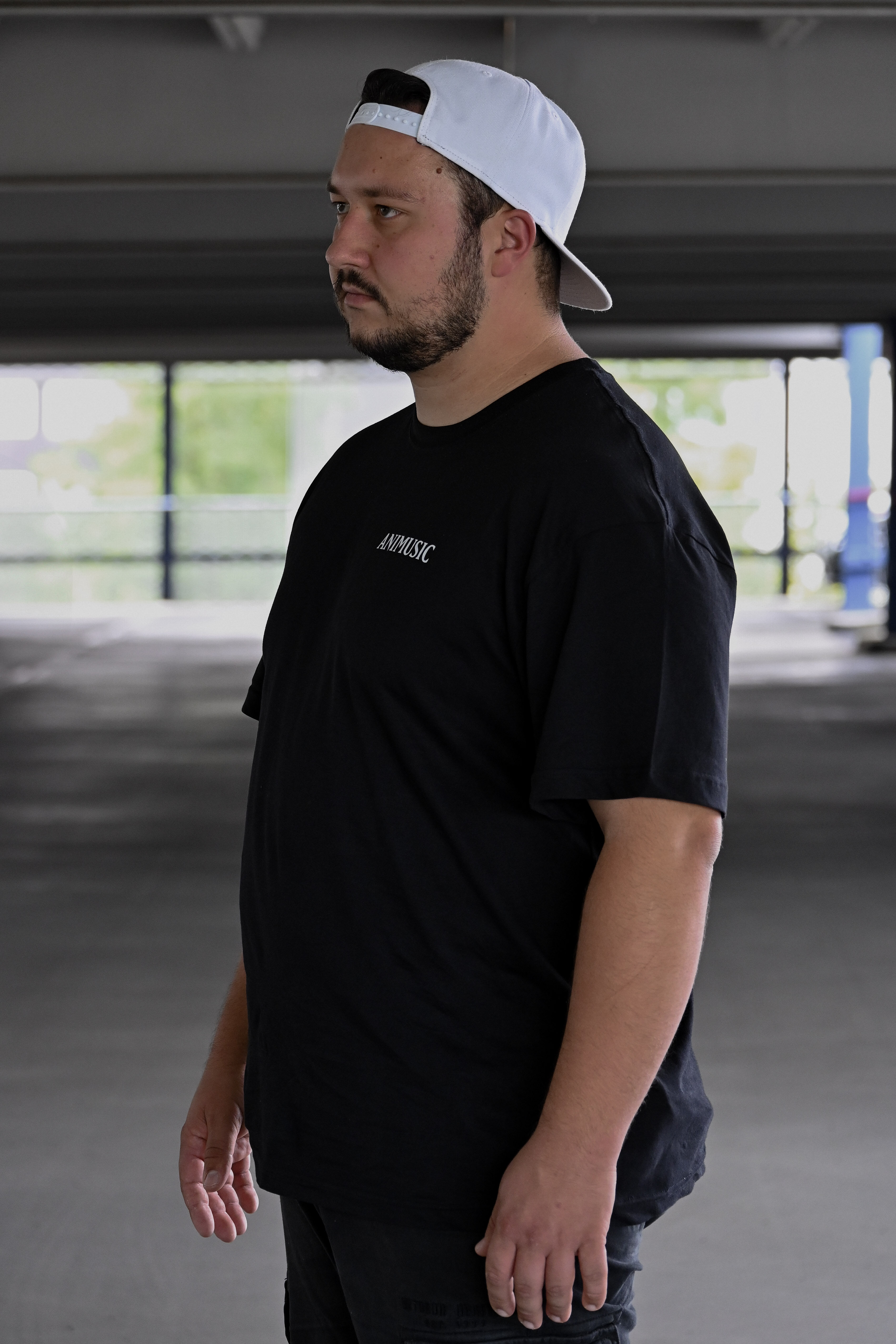 T-Shirt "ANIMUSIC Logo Shirt" Schwarz