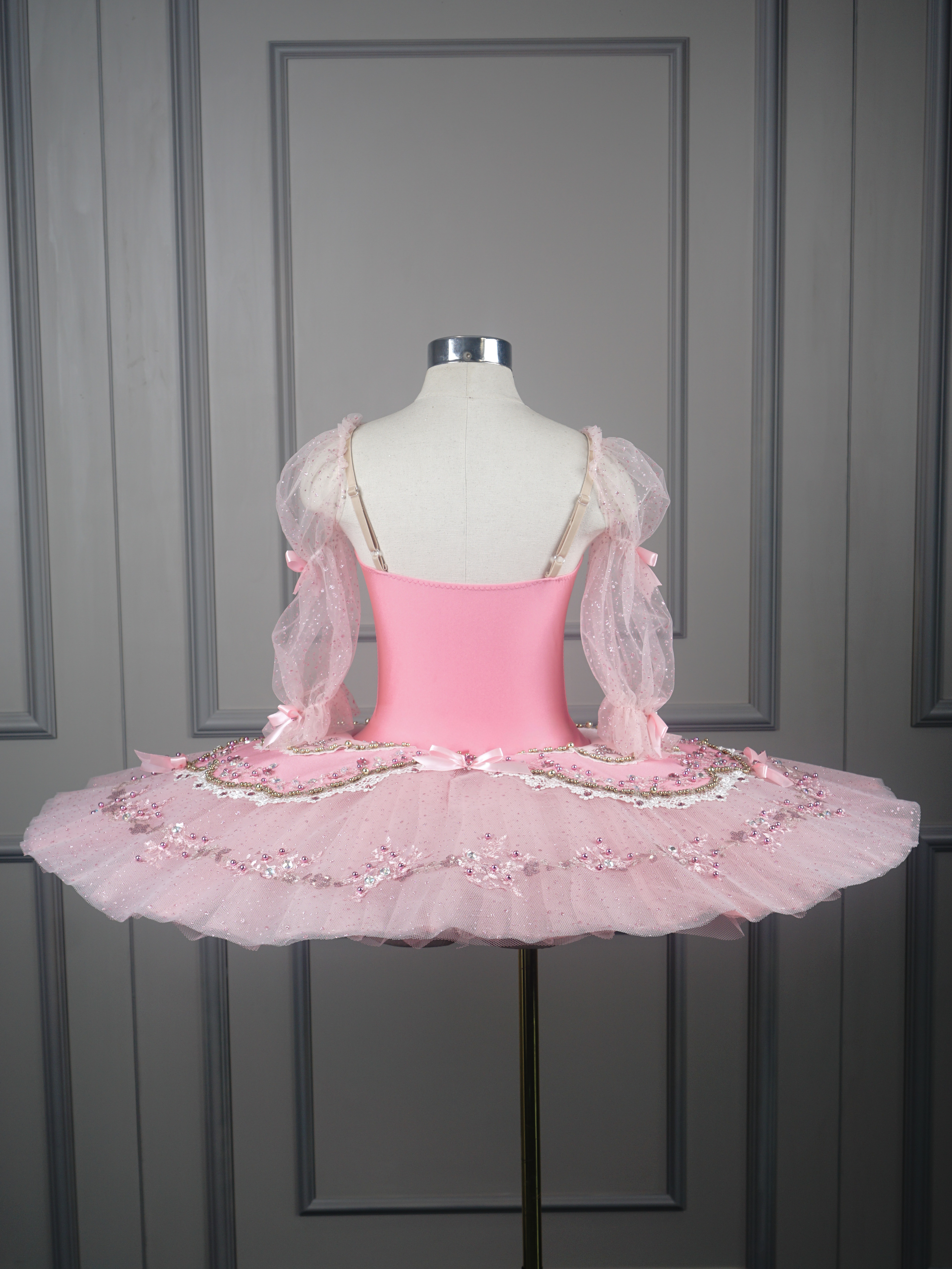 Pink Classical Tutu with Bow Details – Fairy Doll Variation