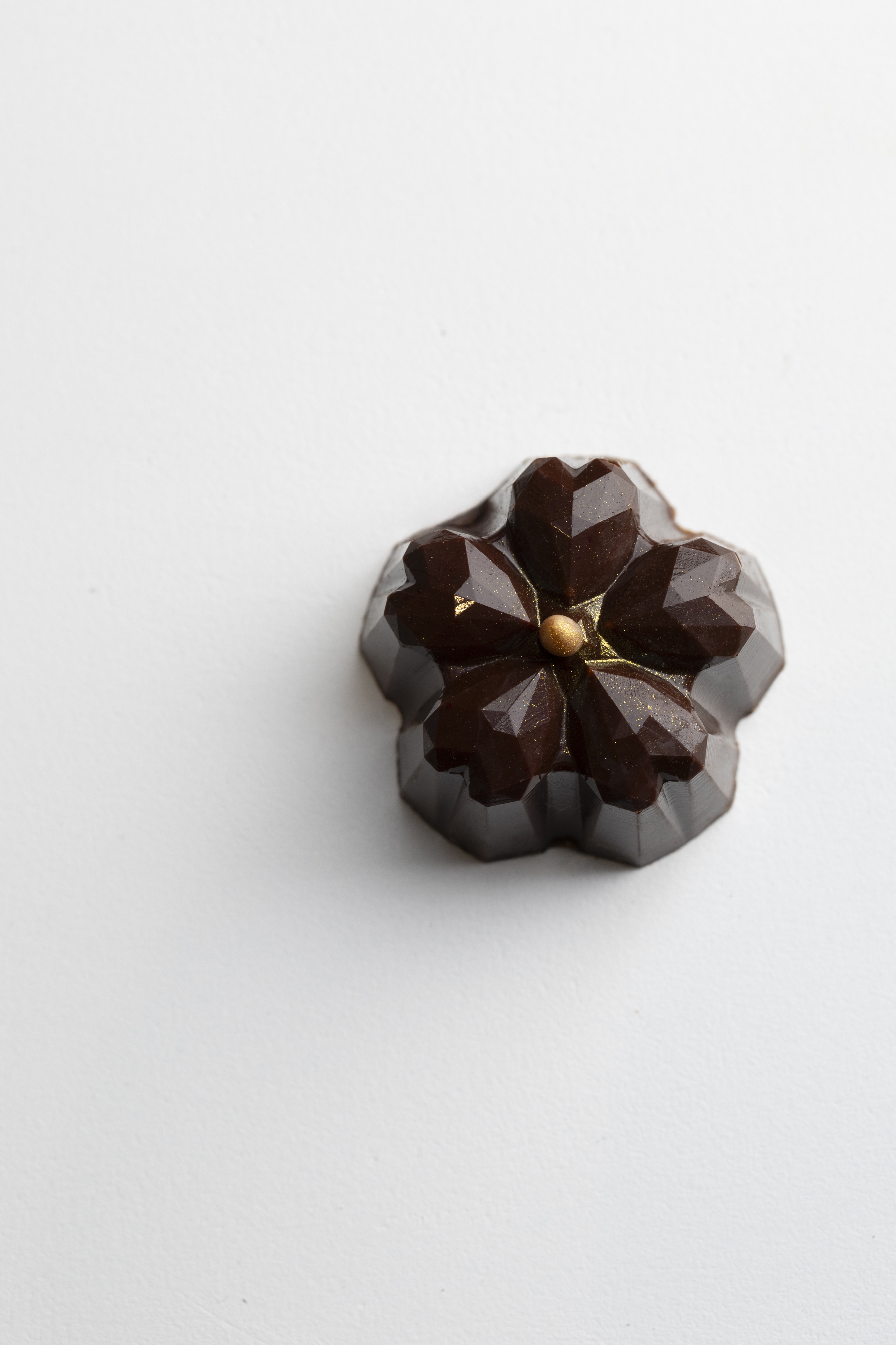 Coffret Fleur Chocolat Noir Framboise Litchi