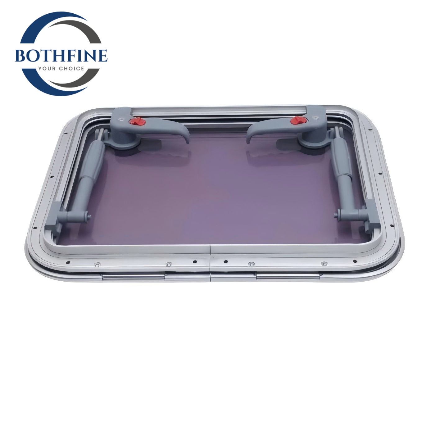 Aluminium porthole side window for boat