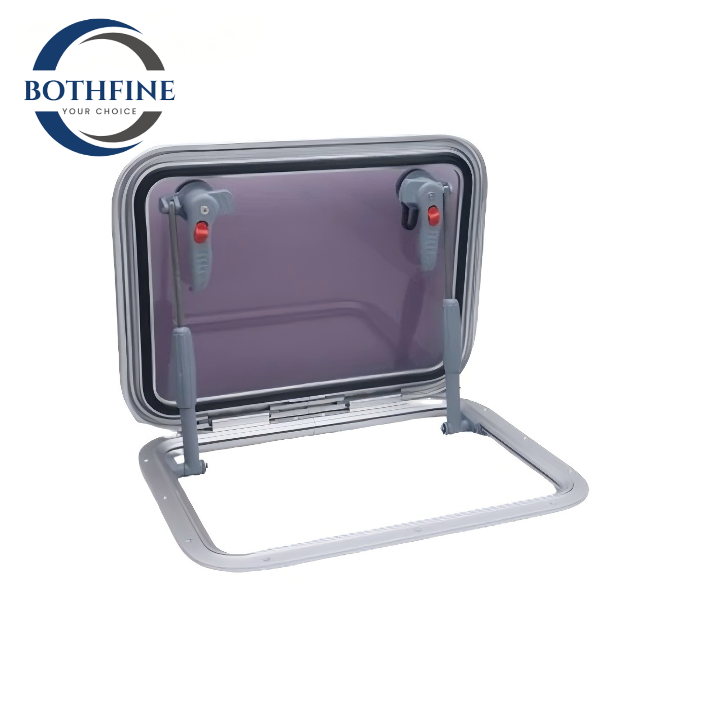 Aluminium porthole side window for boat