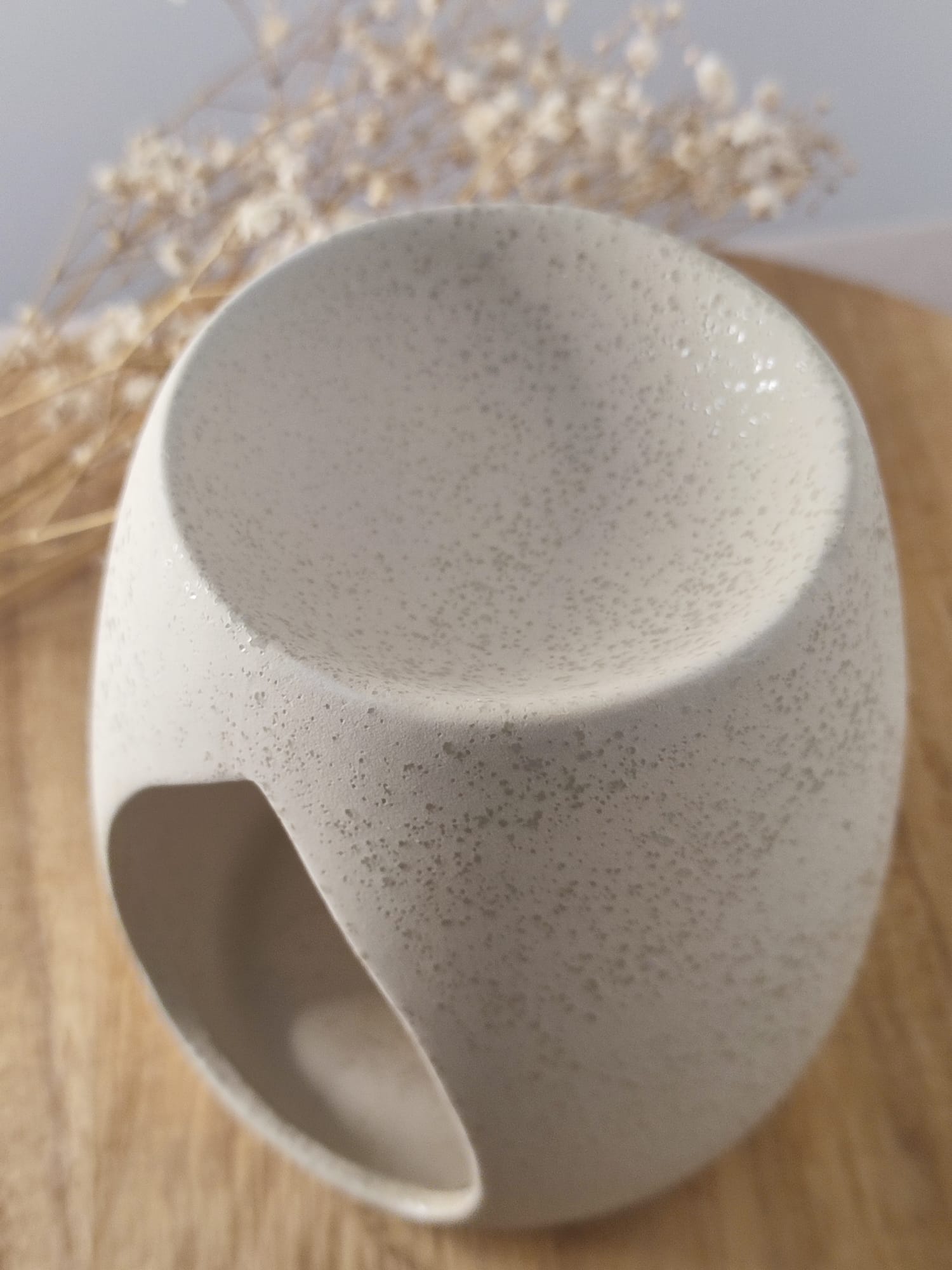 Brûle-parfum Goutte beige