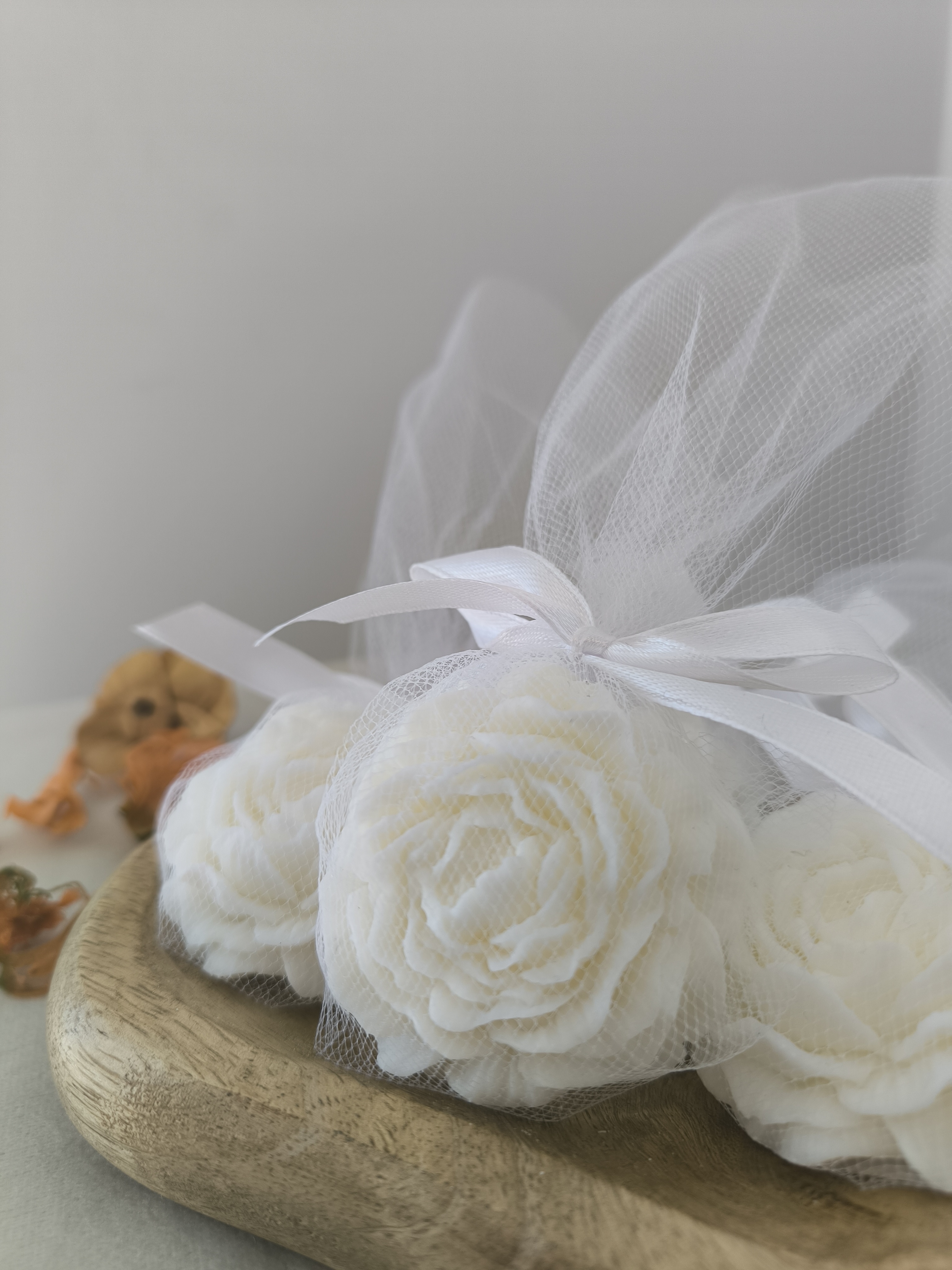 Fondant parfumé solide - Modèle pivoine