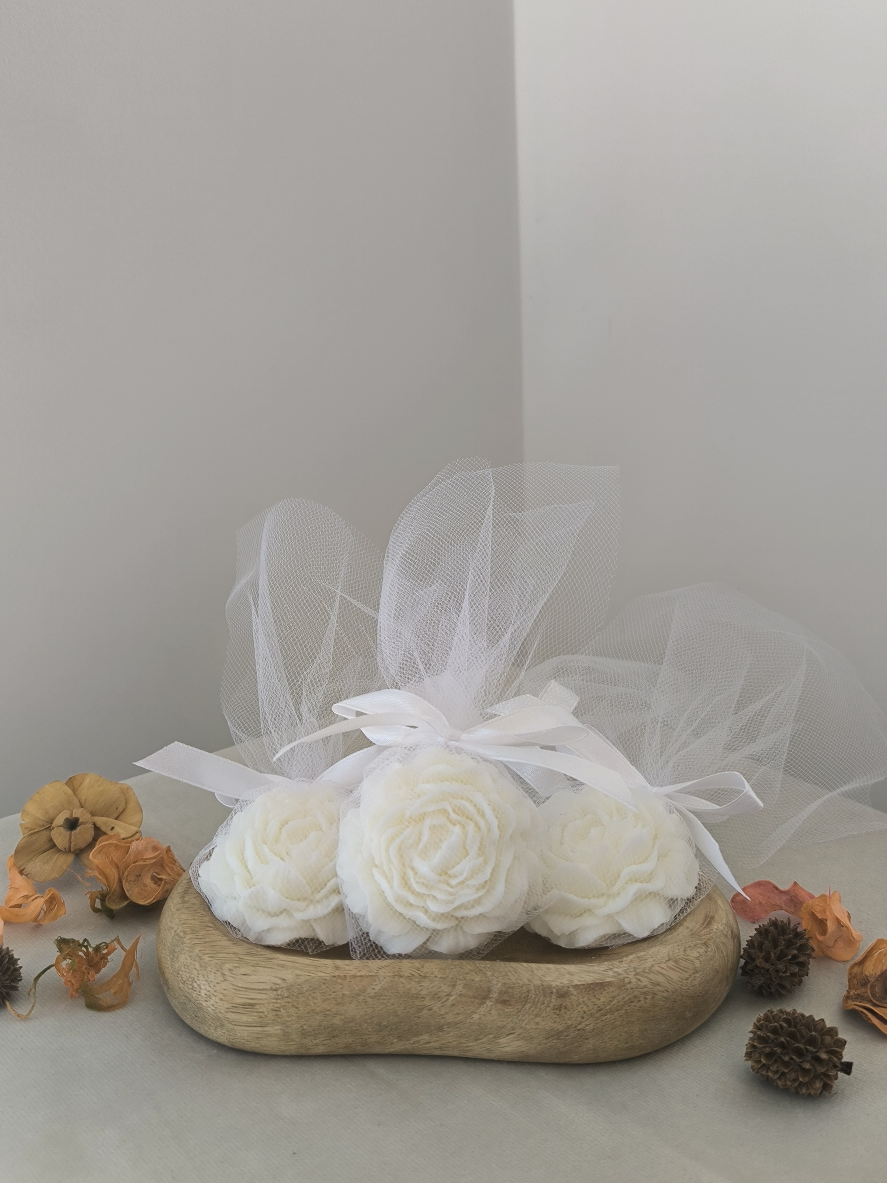 Fondant parfumé solide - Modèle pivoine