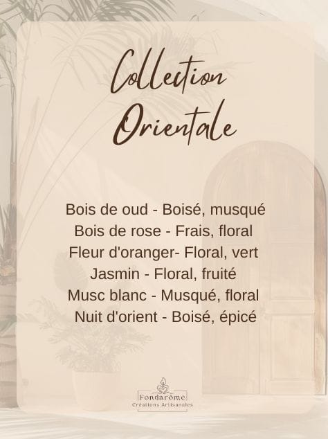 Fondant parfumé solide - Collection Orientale 