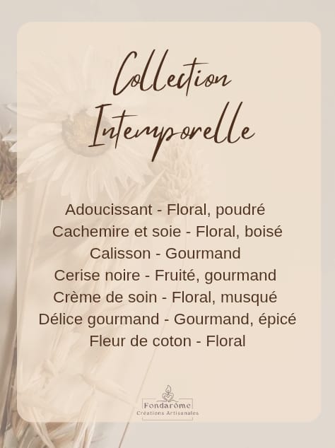 Fondant parfumé solide - Collection Intemporelle