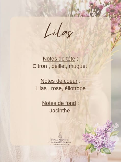 Fondant parfumé crémeux - Collection Printemps