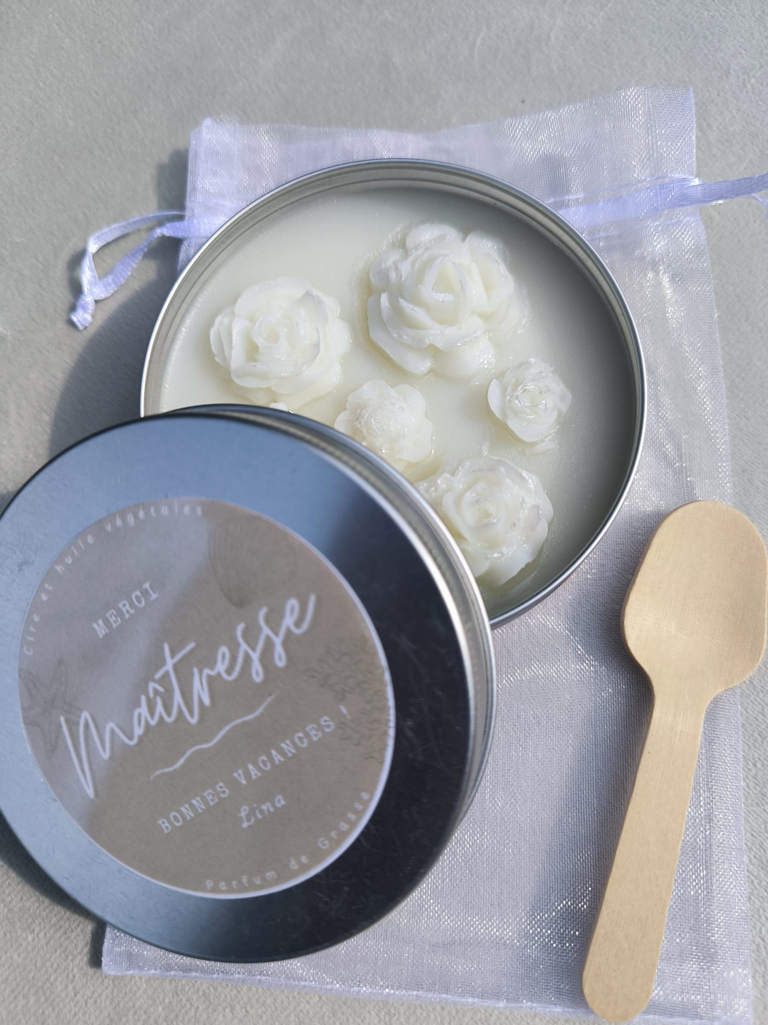 Fondant parfumé crémeux à personnaliser